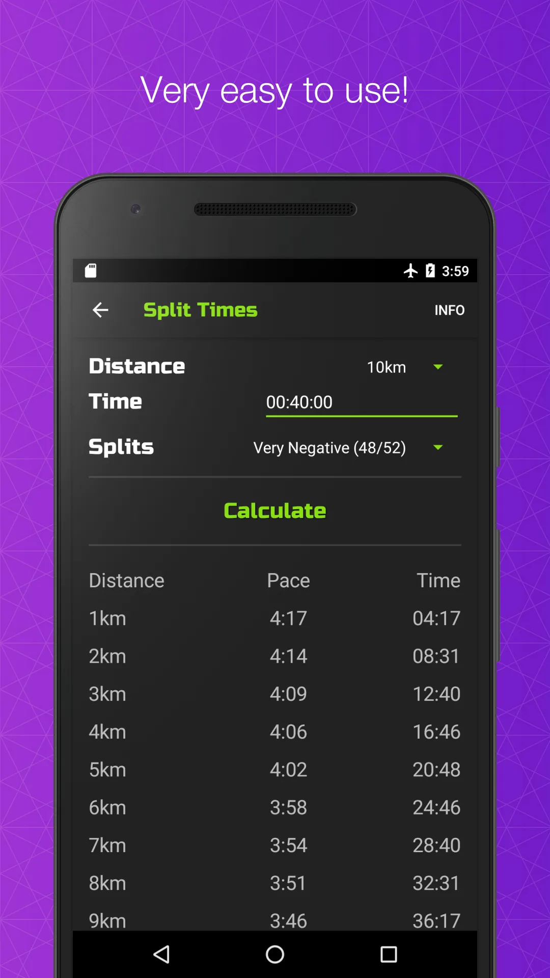 RunCalc+ Running Calculator Pa | Indus Appstore | Screenshot