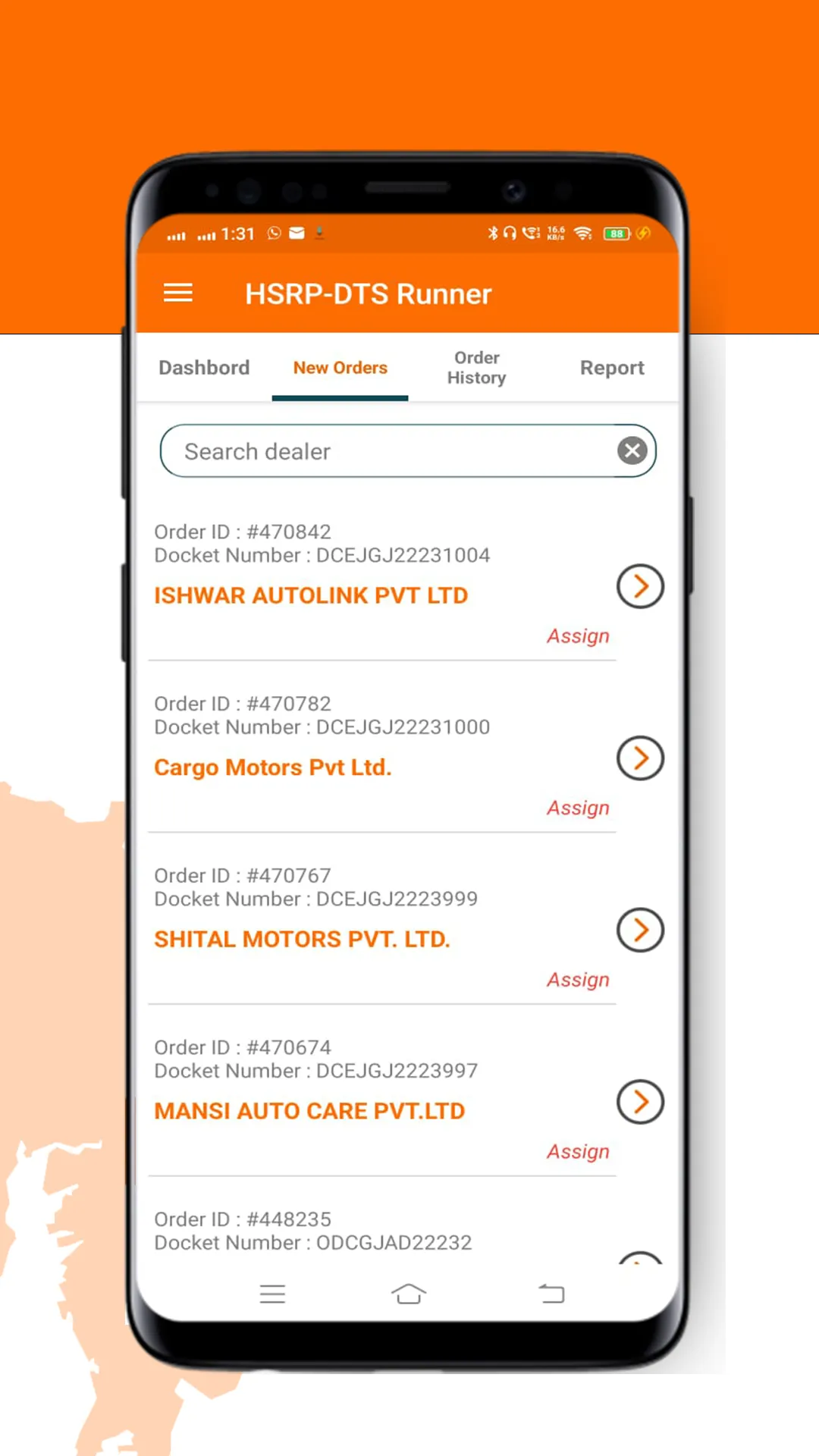 FTA HSRP DTS | Indus Appstore | Screenshot