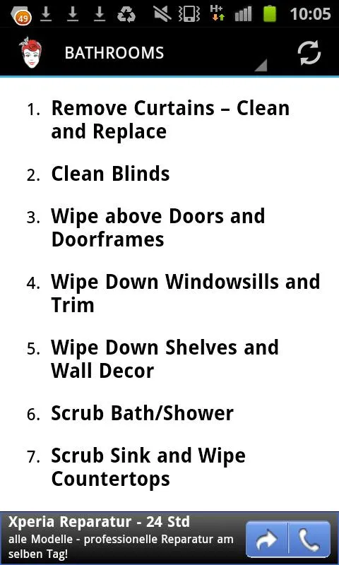 Spring Cleaning Checklist | Indus Appstore | Screenshot