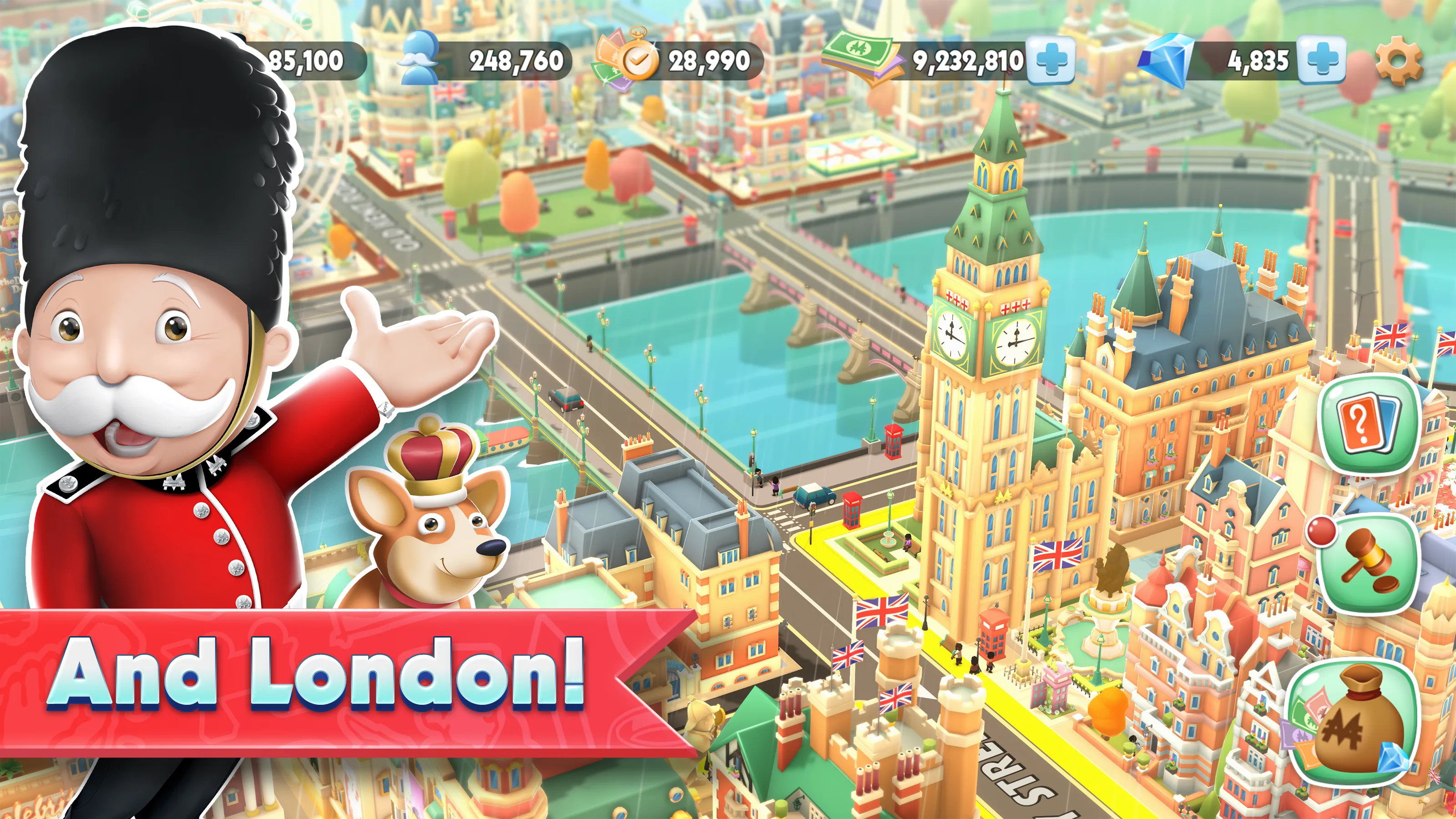 MONOPOLY Tycoon | Indus Appstore | Screenshot