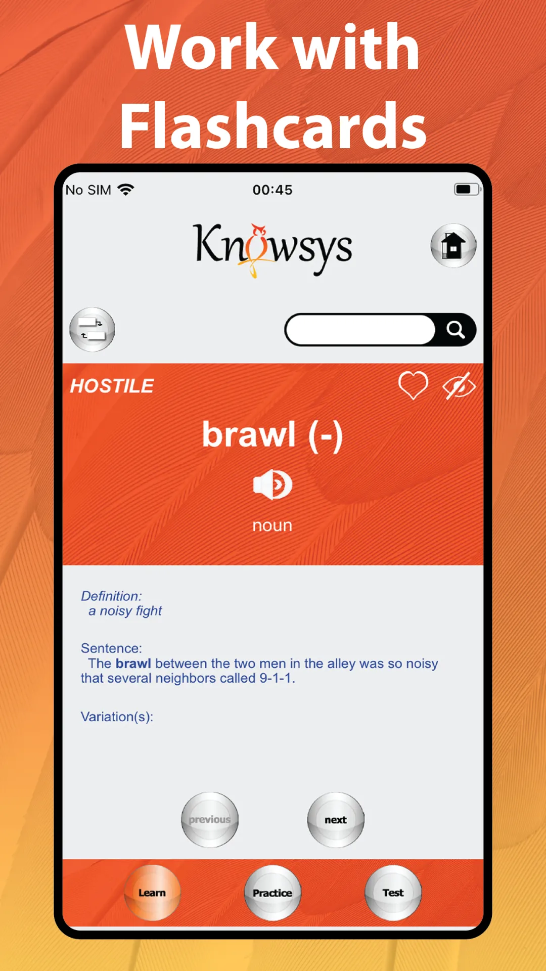 Vocabulary Games by Knowsys | Indus Appstore | Screenshot