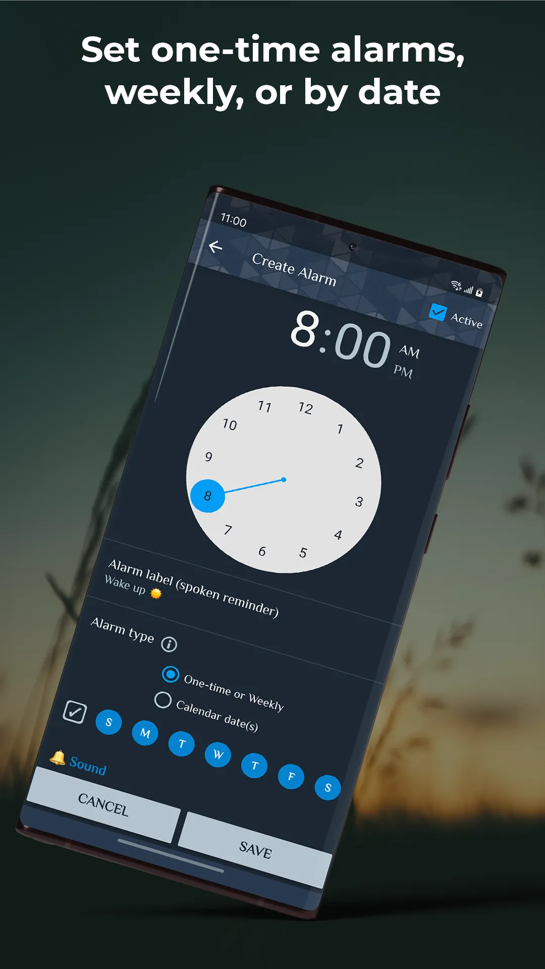 Talking Alarm Clock Beyond | Indus Appstore | Screenshot