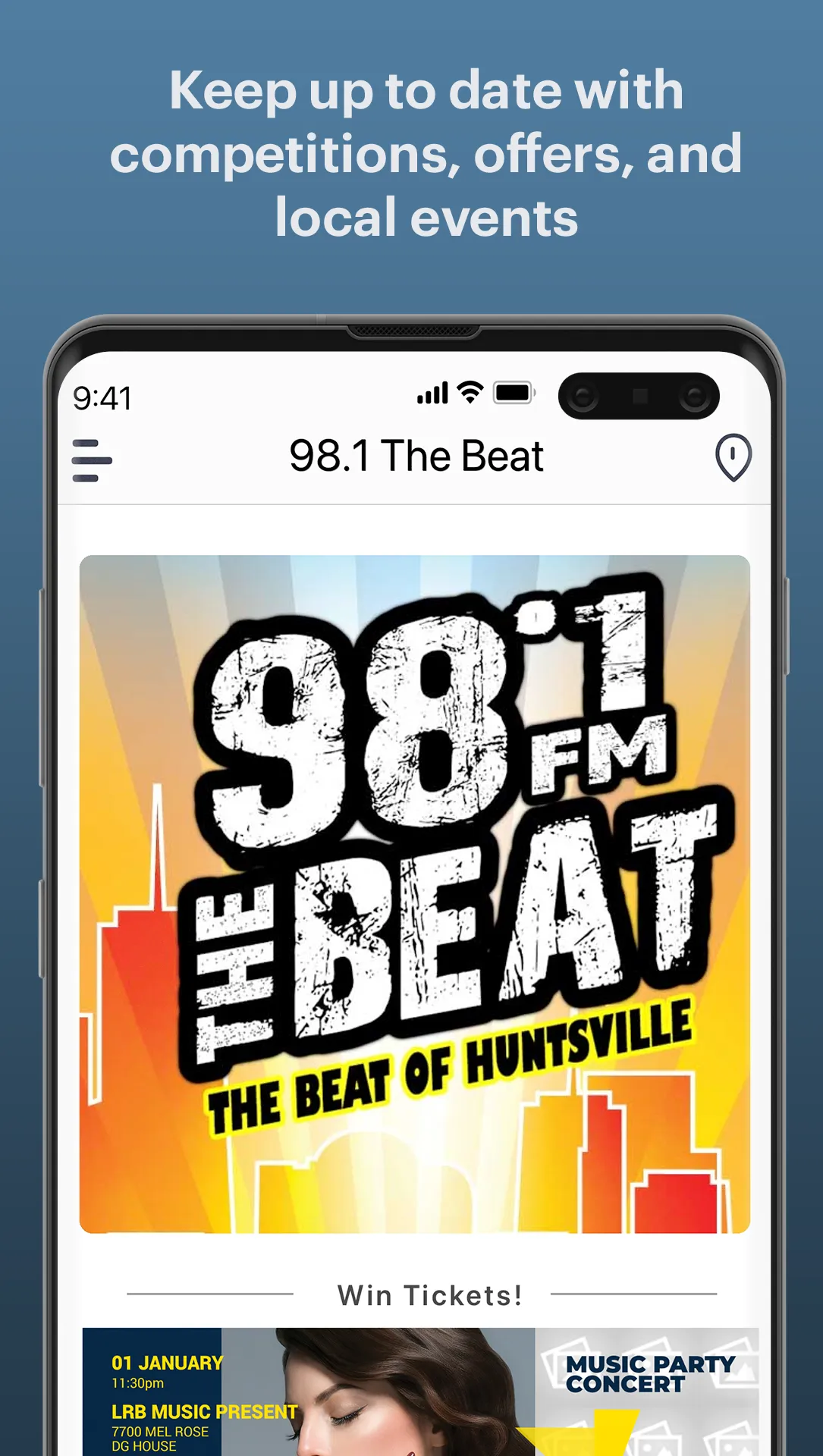 98.1 The Beat | Indus Appstore | Screenshot