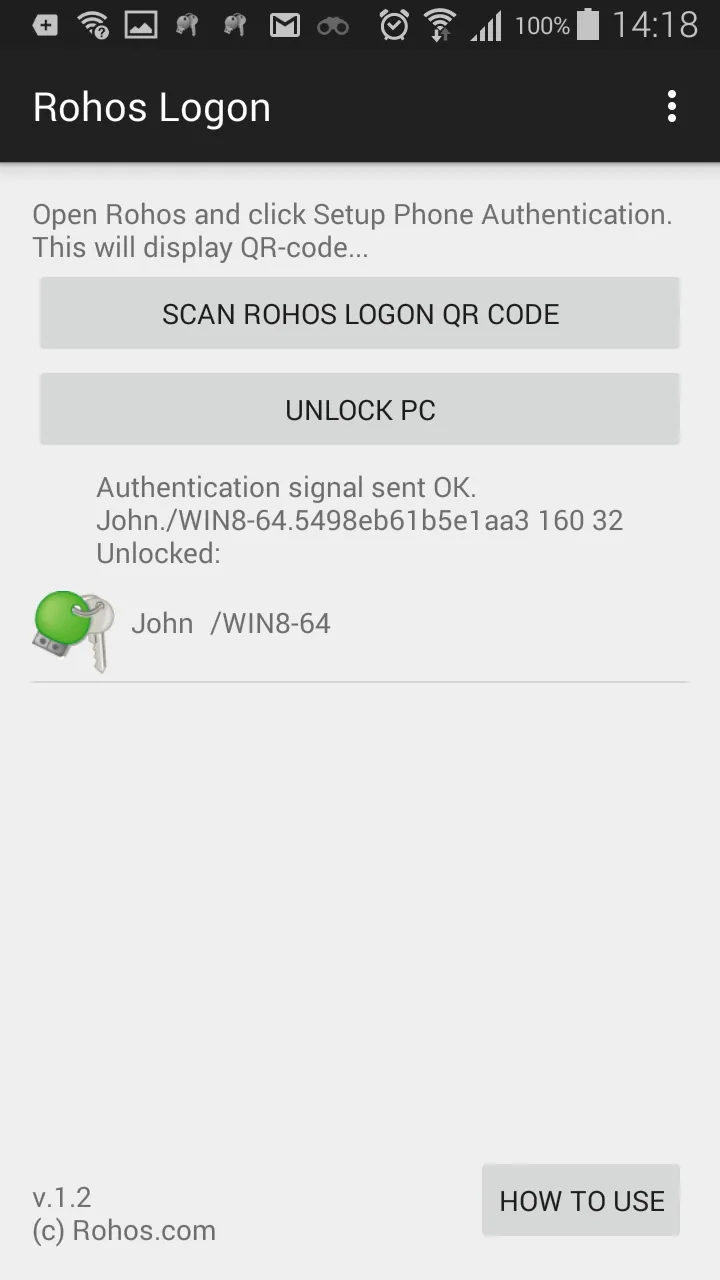 Rohos Logon Key | Indus Appstore | Screenshot