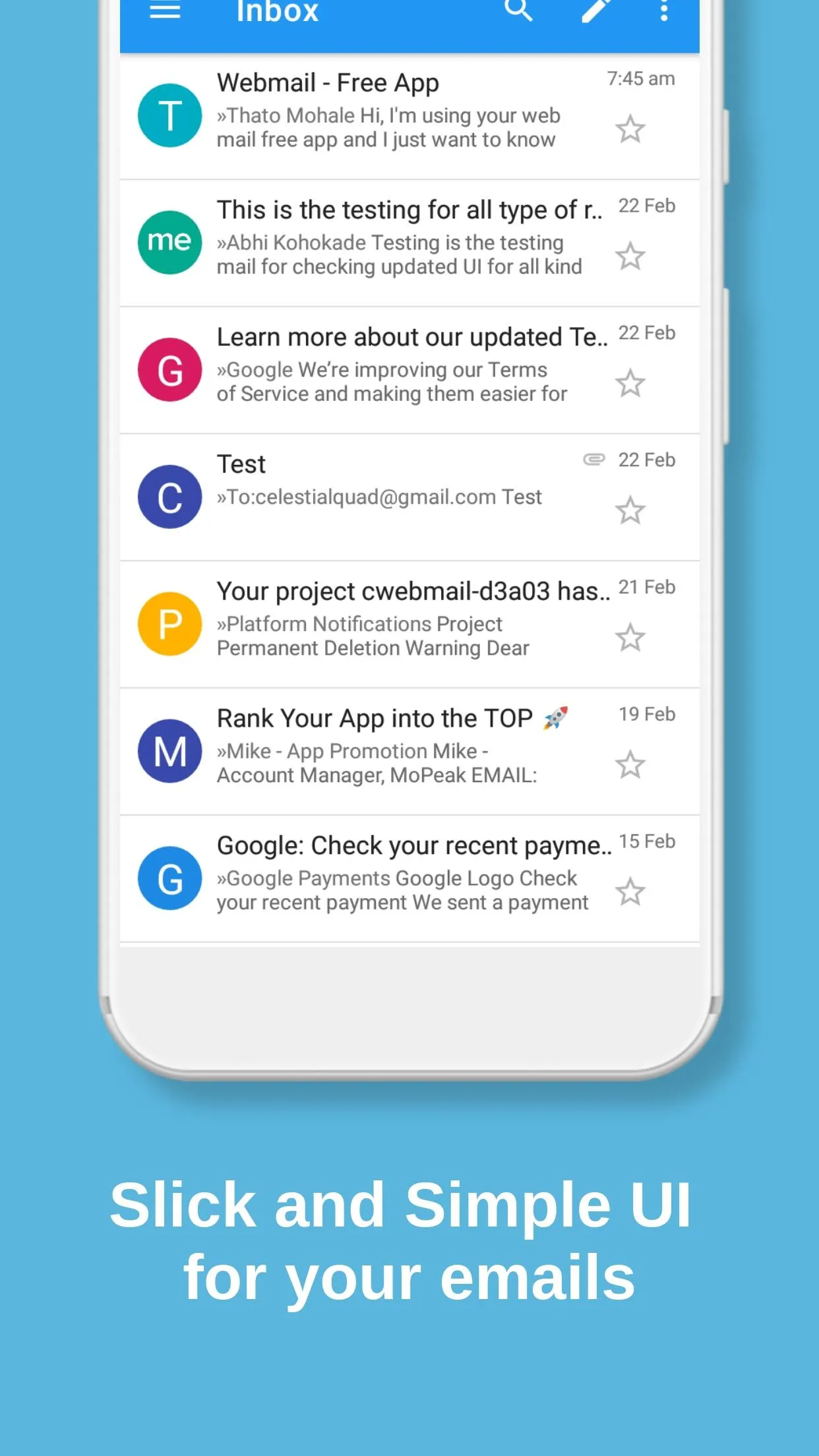 Webmail - App | Indus Appstore | Screenshot