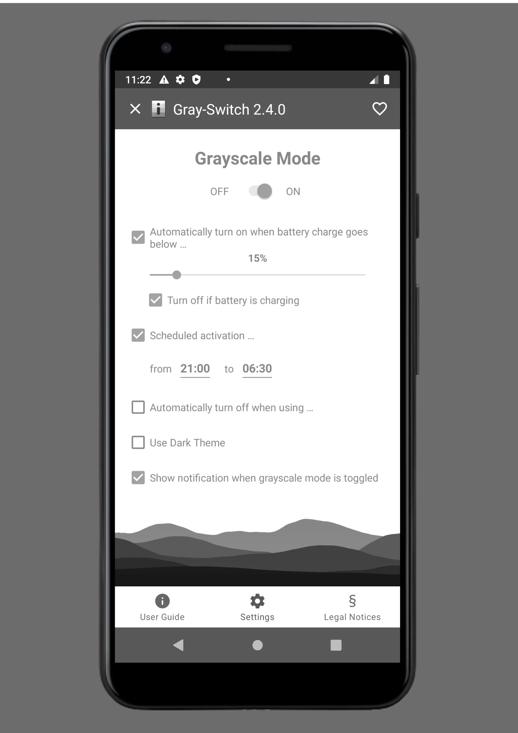 Gray-Switch (Grayscale) | Indus Appstore | Screenshot