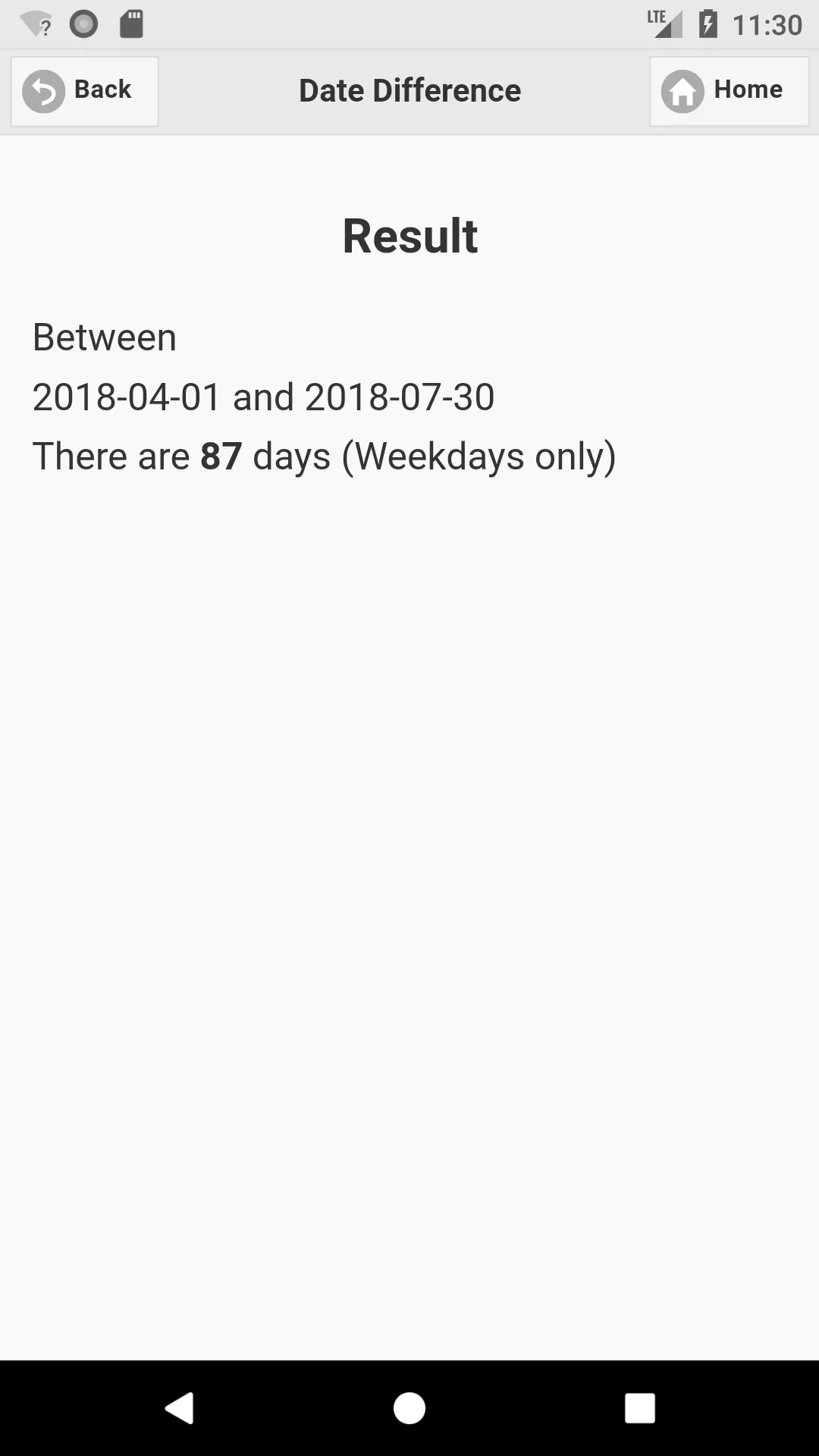 Date Calculator Easy | Indus Appstore | Screenshot