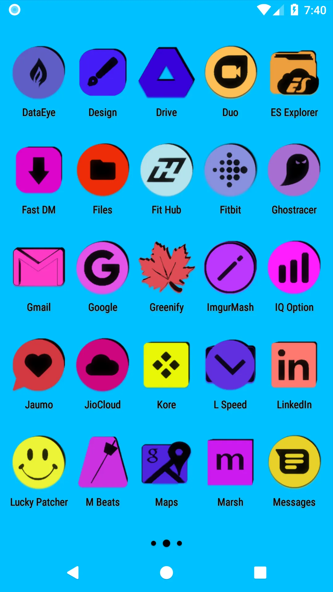 Colorful Flat Icon Pack | Indus Appstore | Screenshot