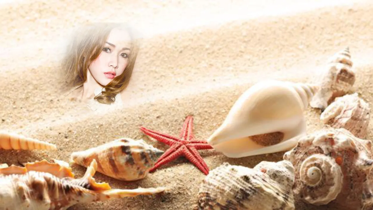 Seashell Photo Frames montage | Indus Appstore | Screenshot