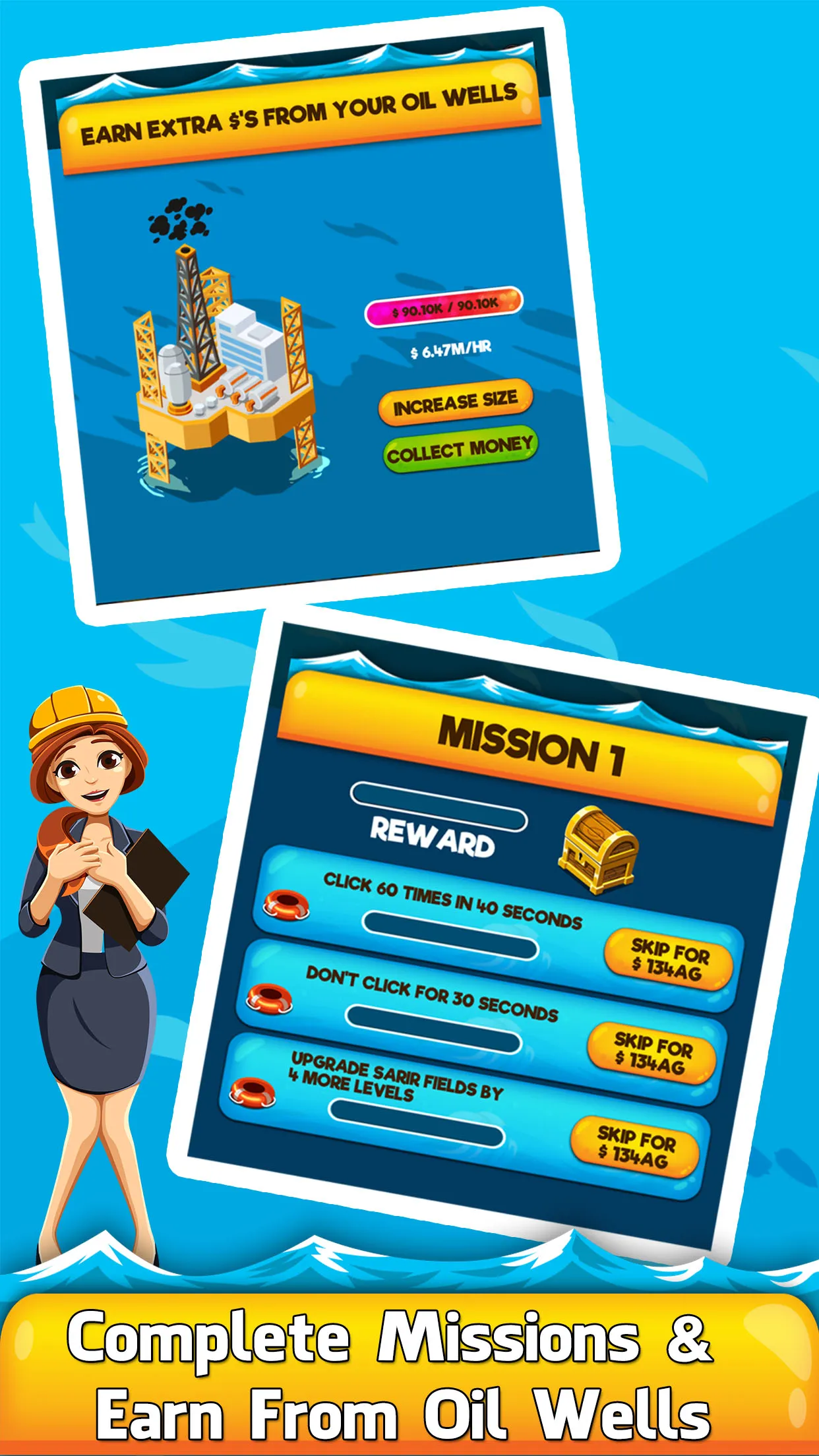 Oil Tycoon 2: Idle Miner Game | Indus Appstore | Screenshot