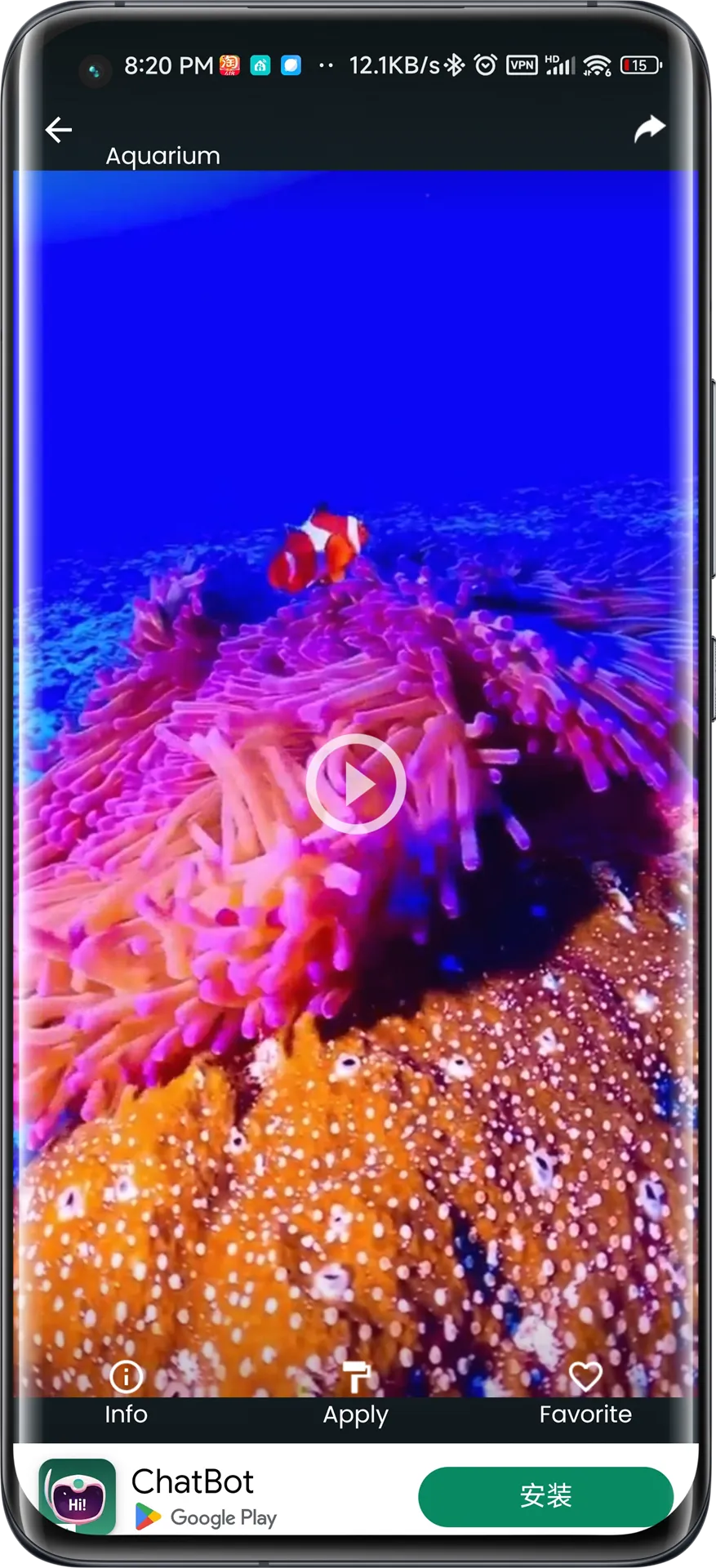 3D Underwater World Wallpaper | Indus Appstore | Screenshot