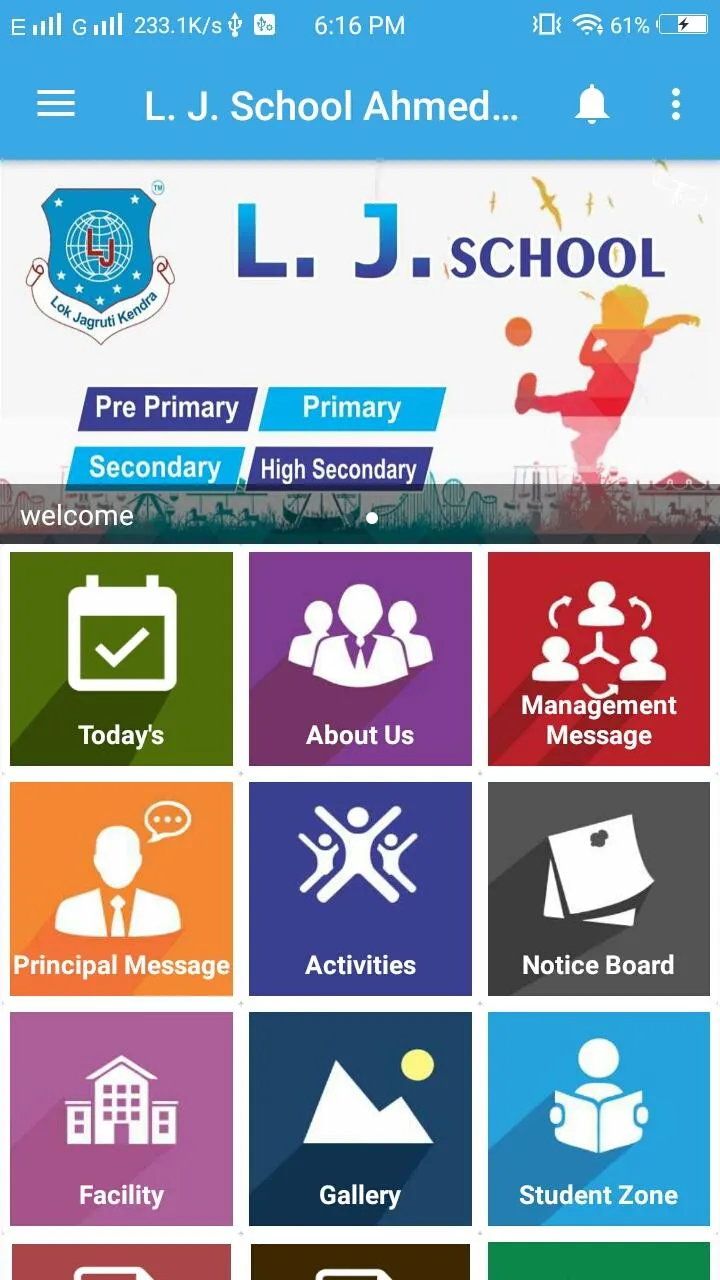 L. J. School Ahmedabad | Indus Appstore | Screenshot