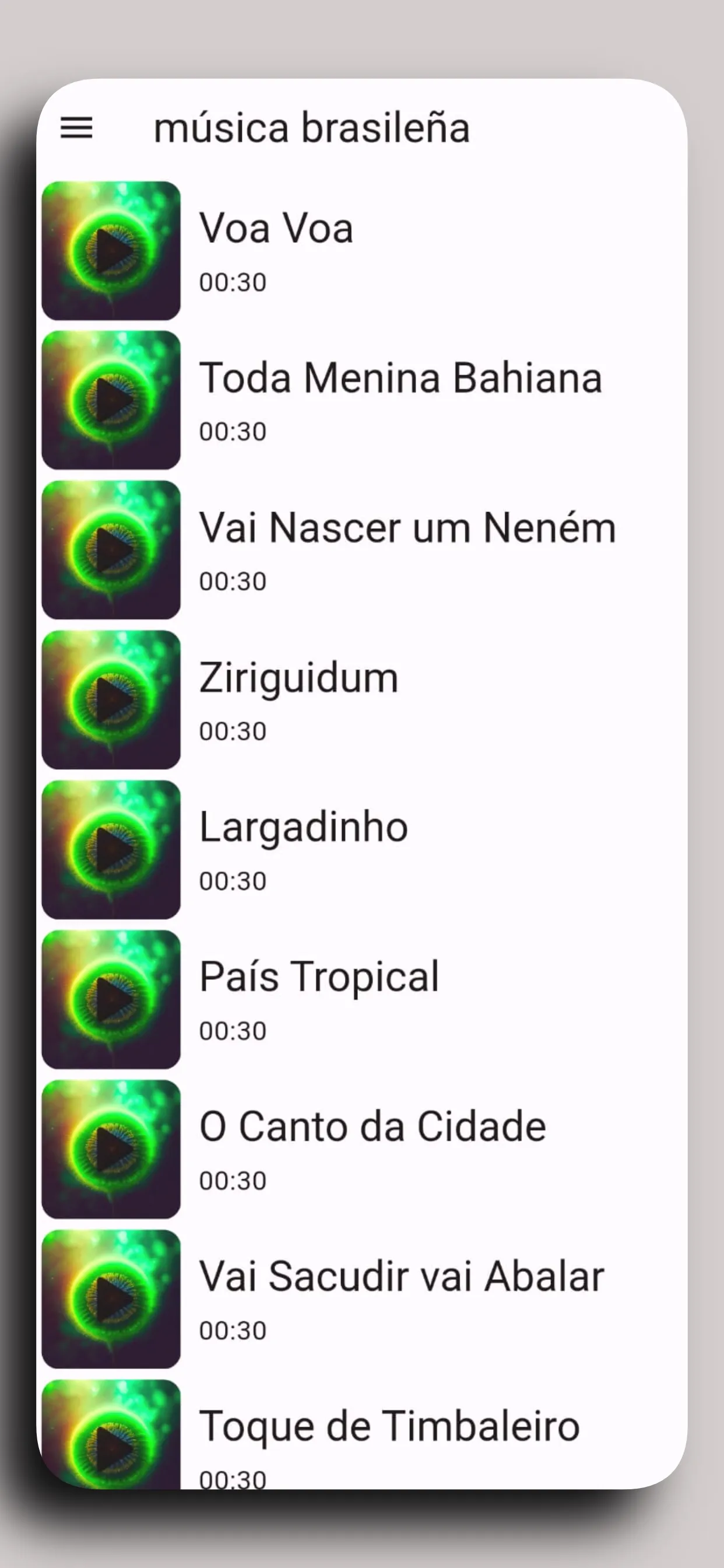 Brazilian Song Ringtones App | Indus Appstore | Screenshot