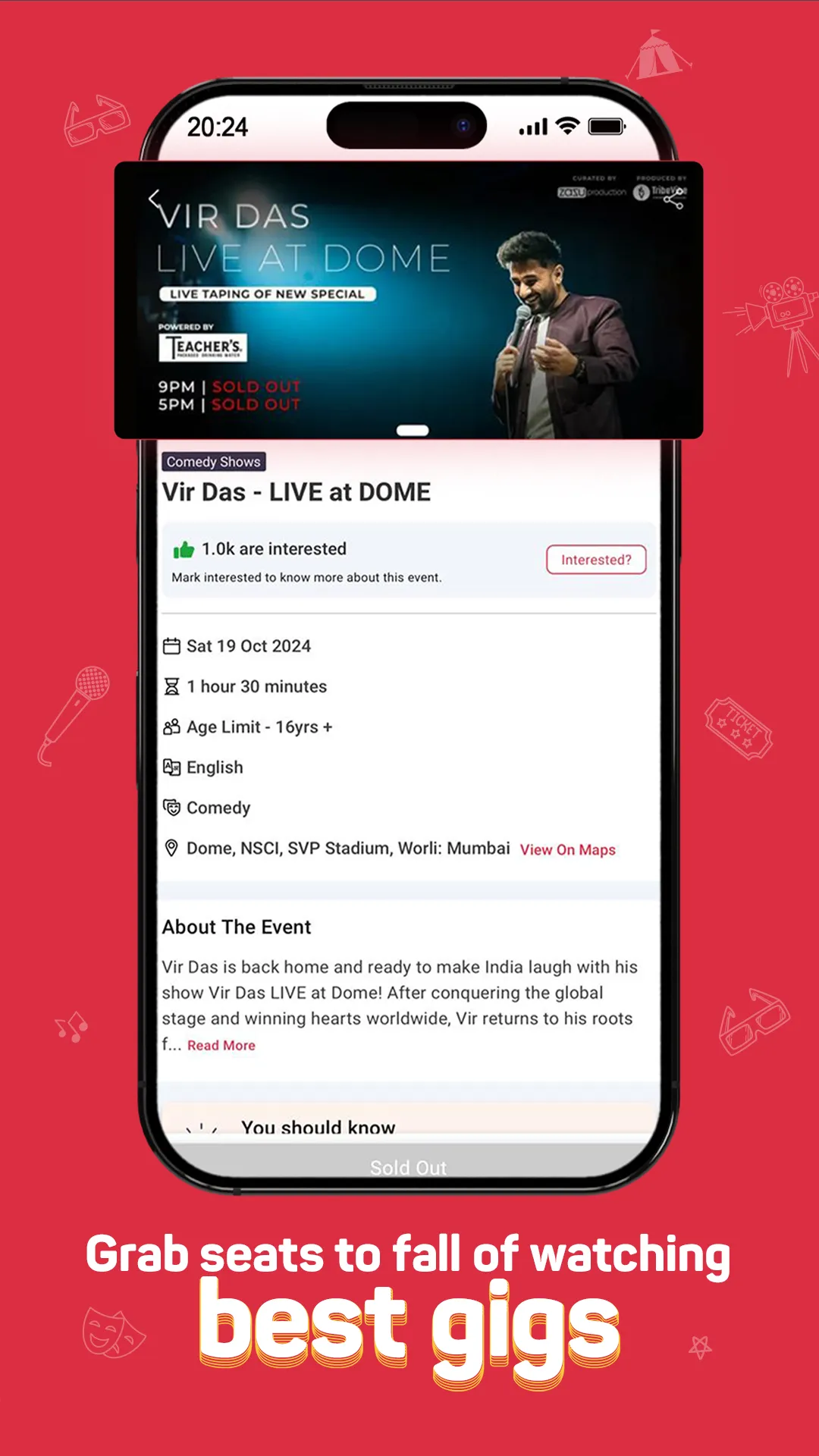 BookMyShow | Movies & Events | Indus Appstore | Screenshot
