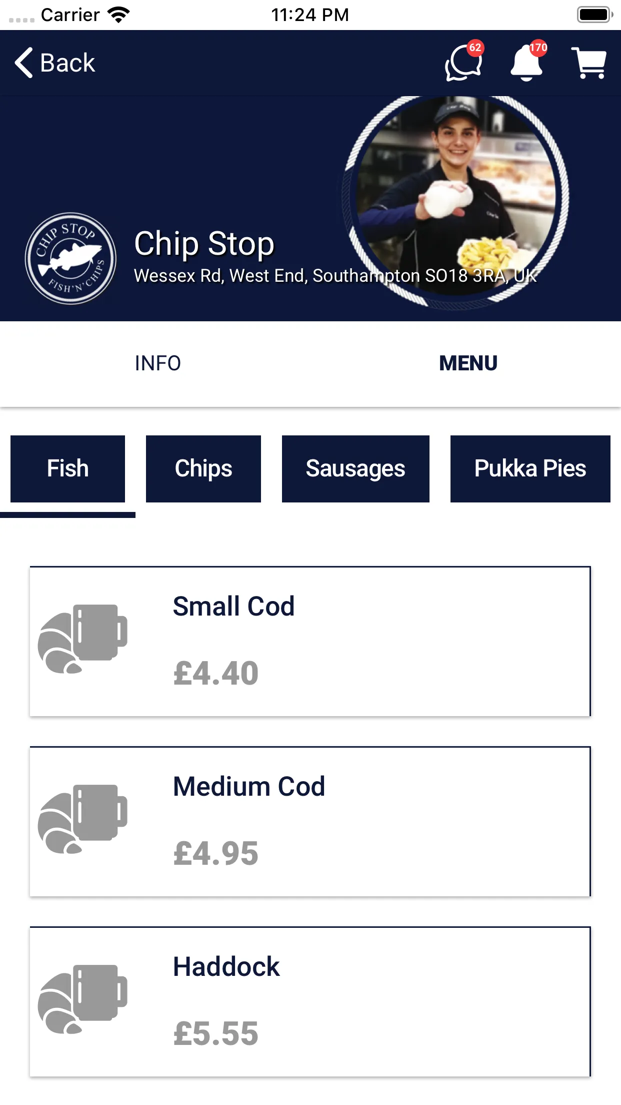 Chip Stop Southampton | Indus Appstore | Screenshot