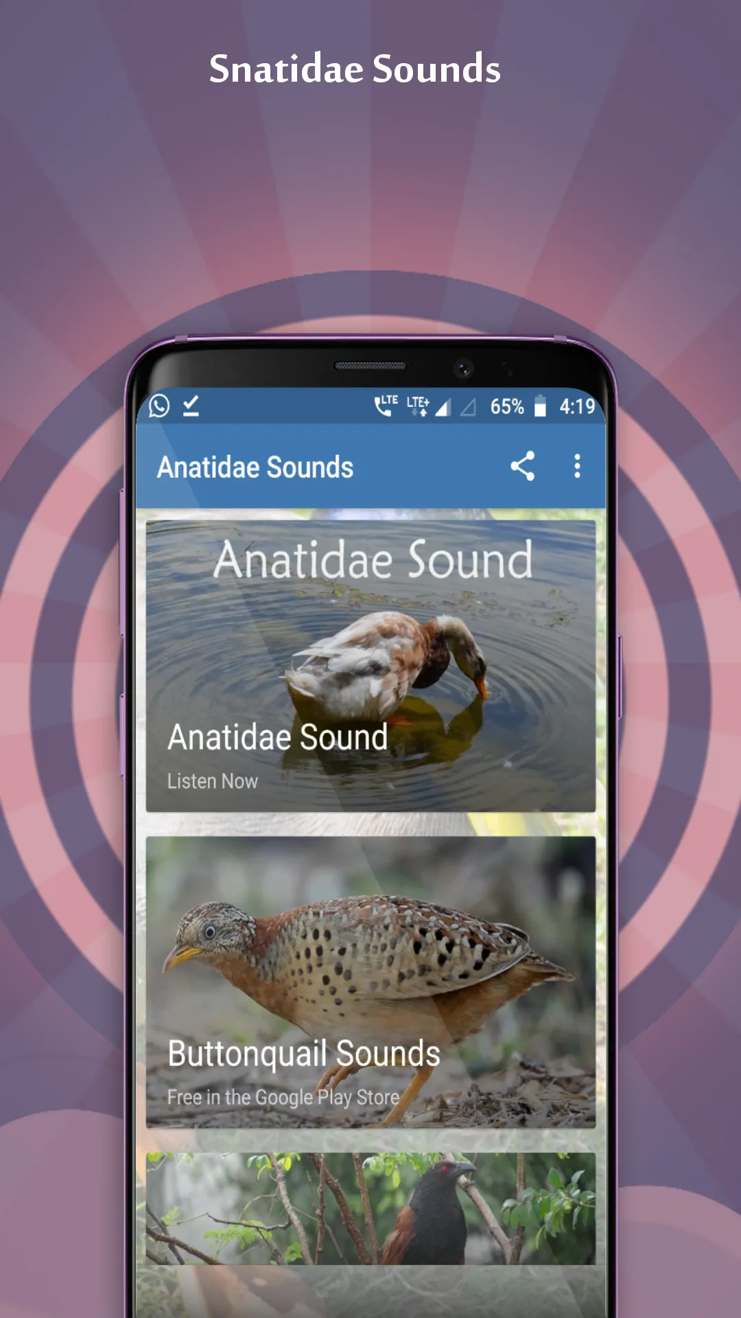 Anatidae Sounds | Indus Appstore | Screenshot