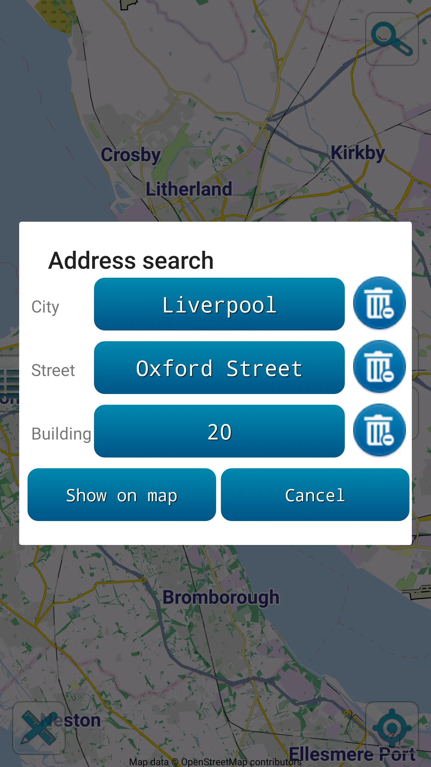 Map of Liverpool offline | Indus Appstore | Screenshot