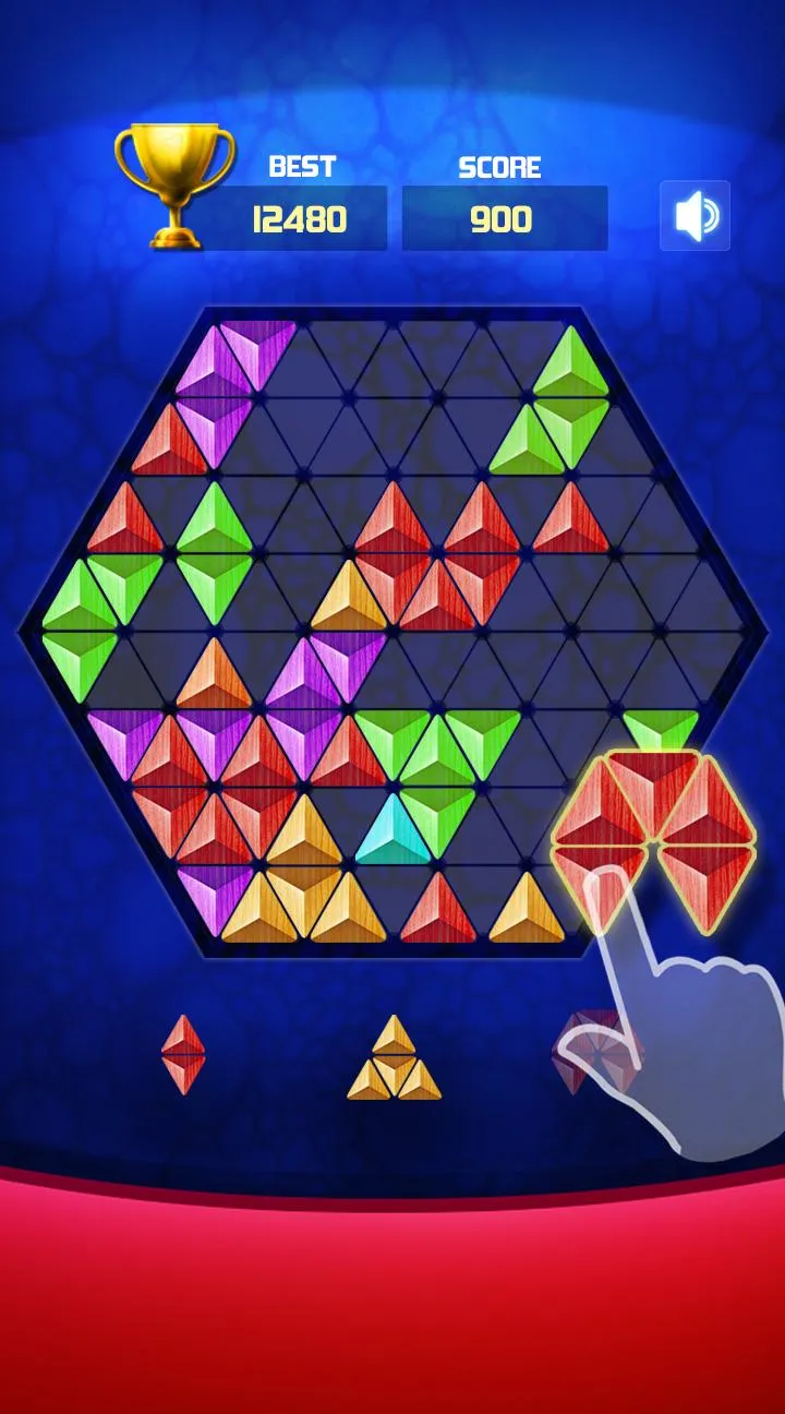 Hexa : Block Triangle Puzzle g | Indus Appstore | Screenshot