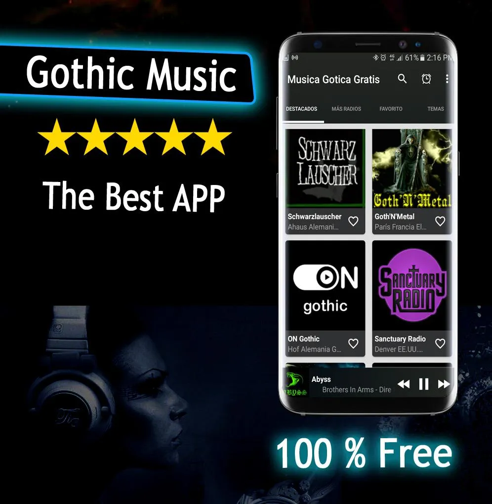 Gothic Music | Indus Appstore | Screenshot