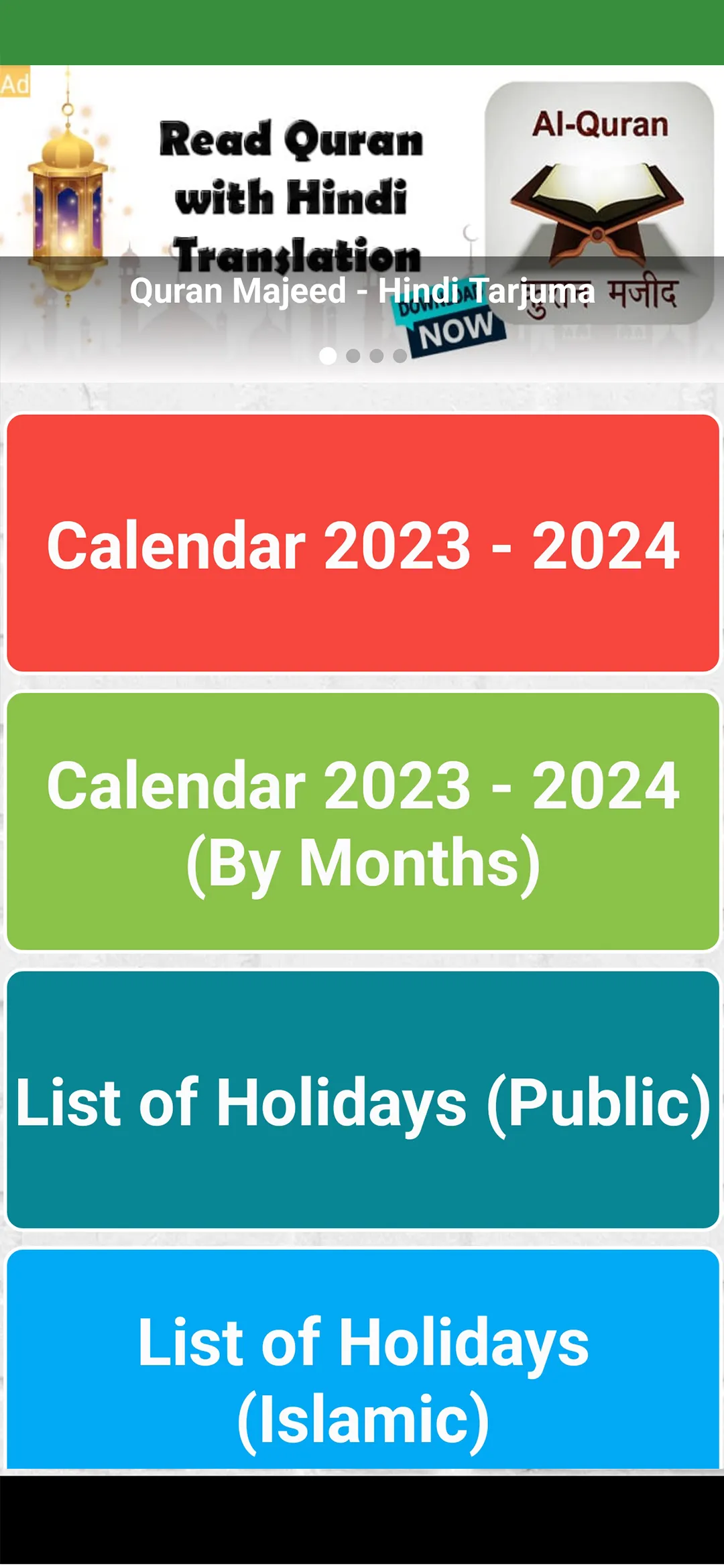 Islamic Hijri Calendar 2024 | Indus Appstore | Screenshot