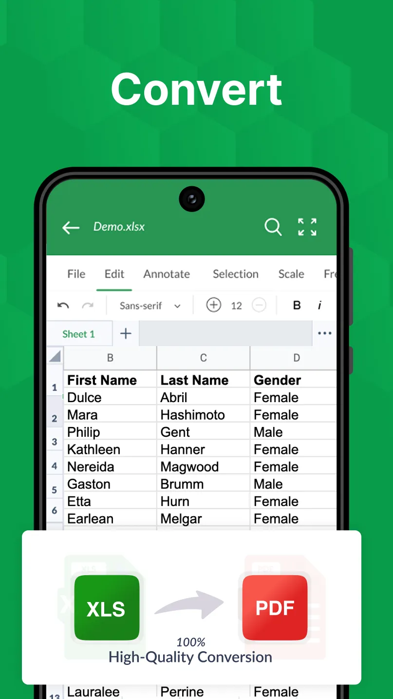 XLSX Viewer: XLS Reader | Indus Appstore | Screenshot