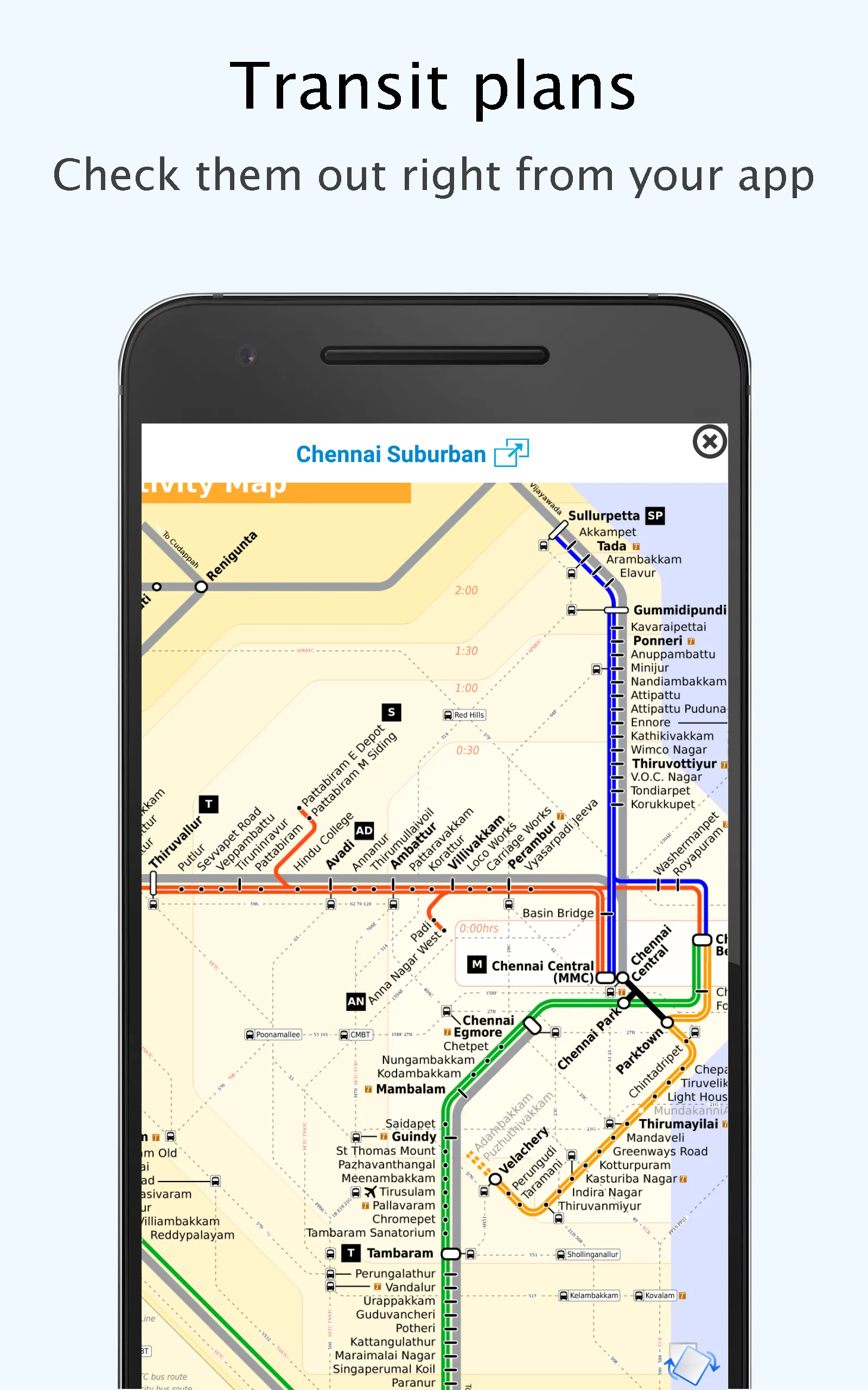 Chennai Metro and Rail times | Indus Appstore | Screenshot