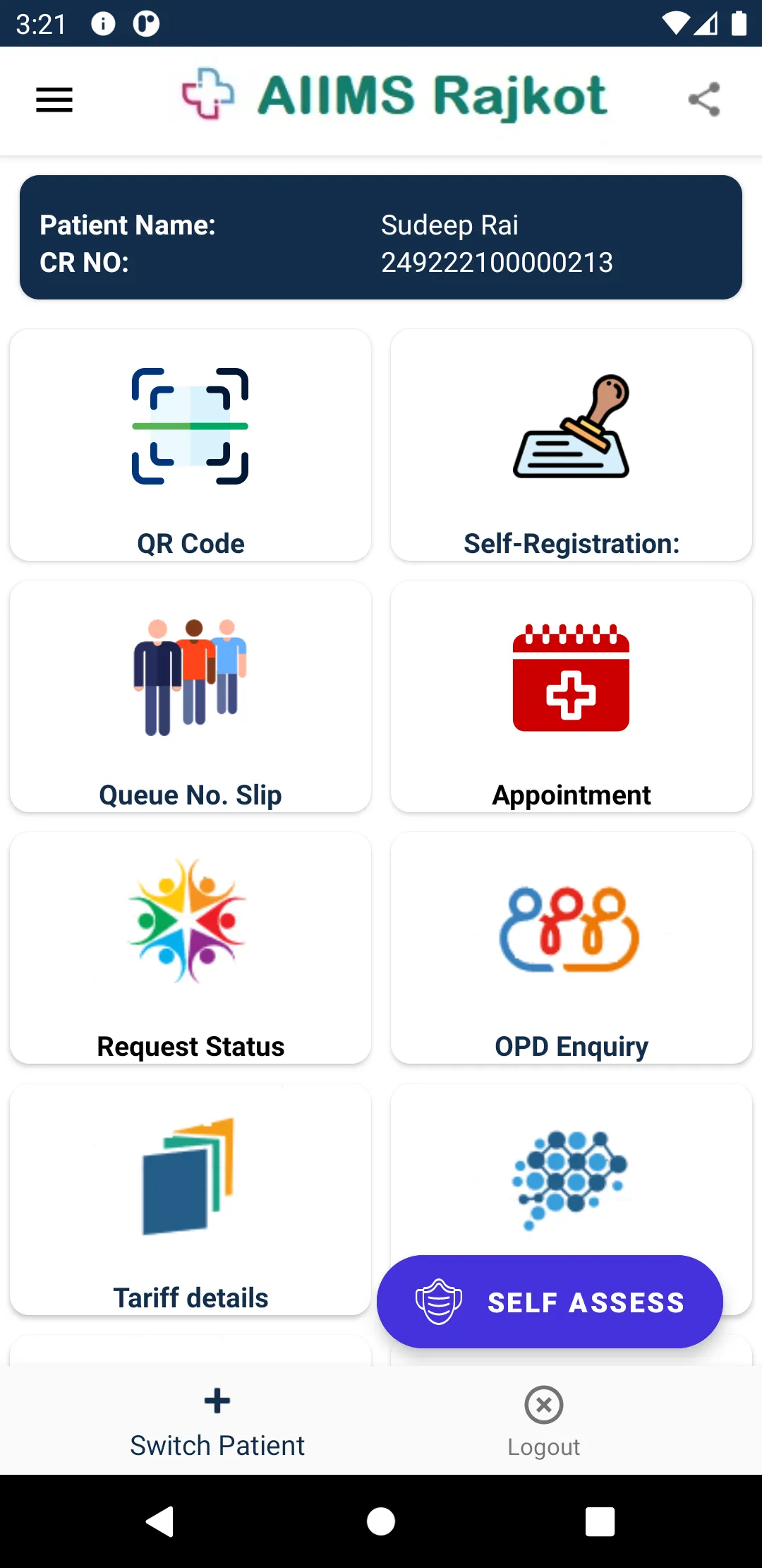 AIIMS Rajkot Swasthya | Indus Appstore | Screenshot