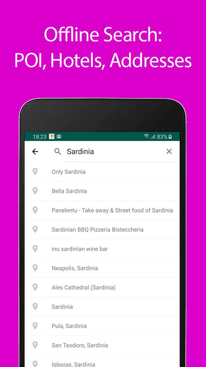 Sardinia Offline Map and Trave | Indus Appstore | Screenshot