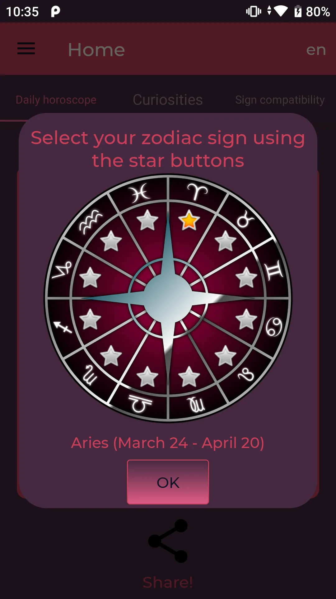 Definitive Horoscope | Indus Appstore | Screenshot