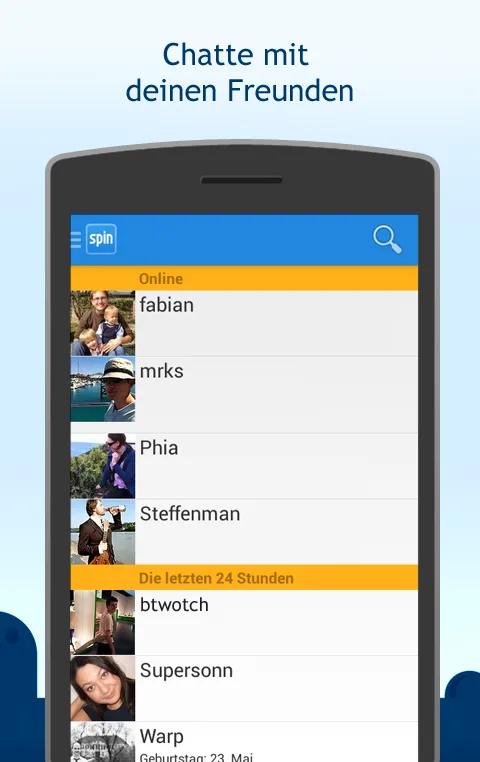 spin.de German Chat-Community | Indus Appstore | Screenshot