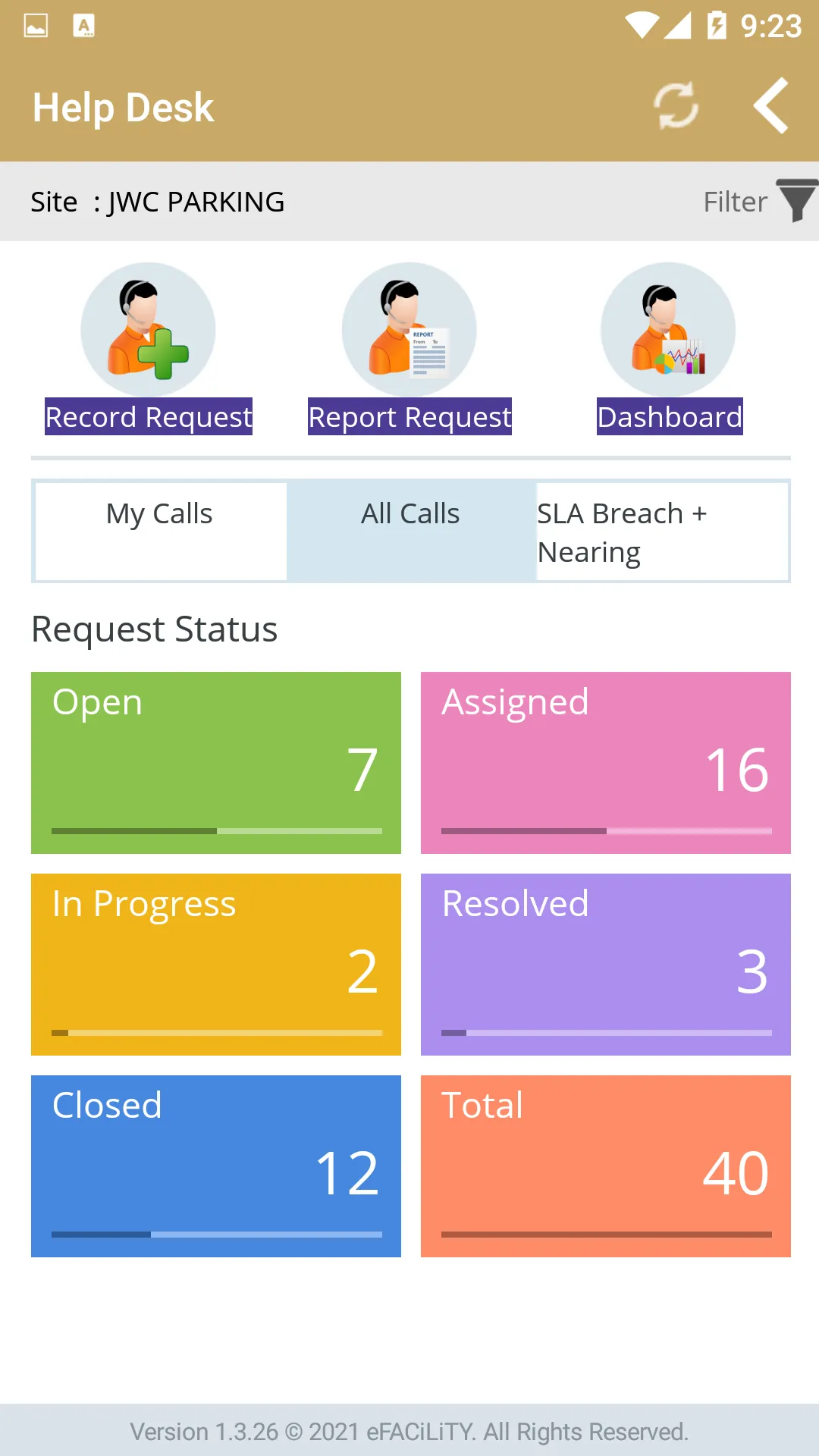 RIL-eFACiLiTY® Smart FM App | Indus Appstore | Screenshot