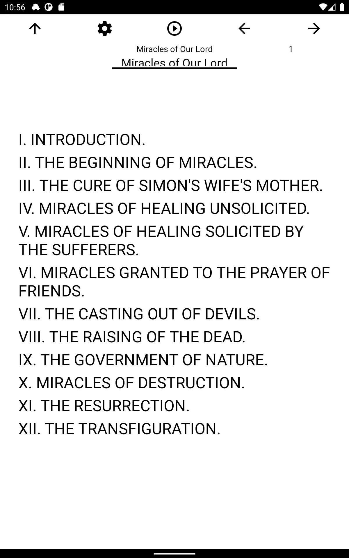 Book, Miracles of Our Lord | Indus Appstore | Screenshot