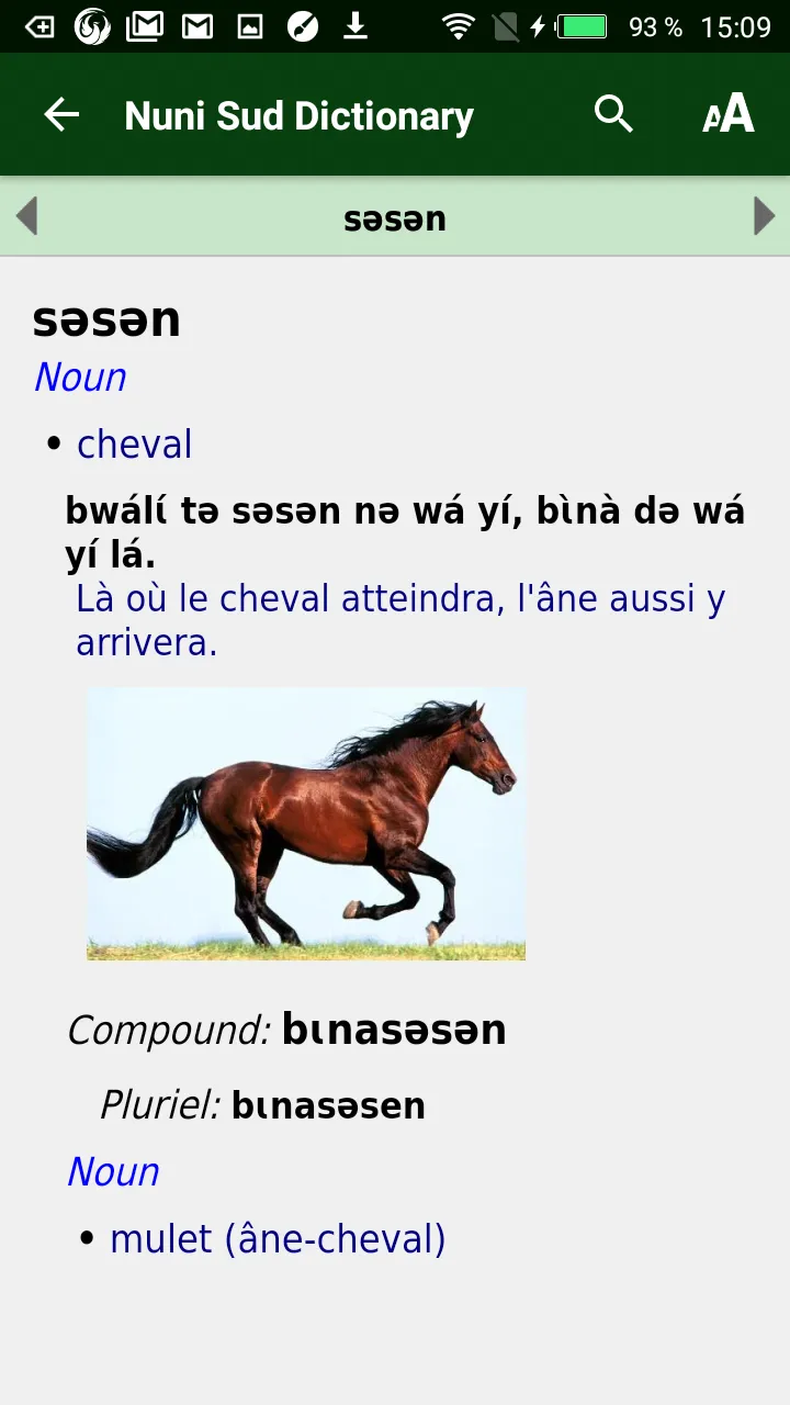 Nuni dictionnaire | Indus Appstore | Screenshot