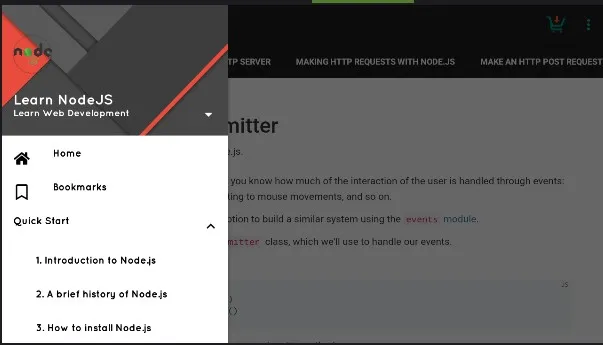 Learn NodeJS Offline | Indus Appstore | Screenshot