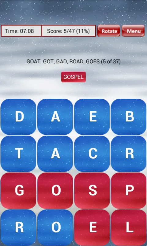 Bible Word Scramble | Indus Appstore | Screenshot