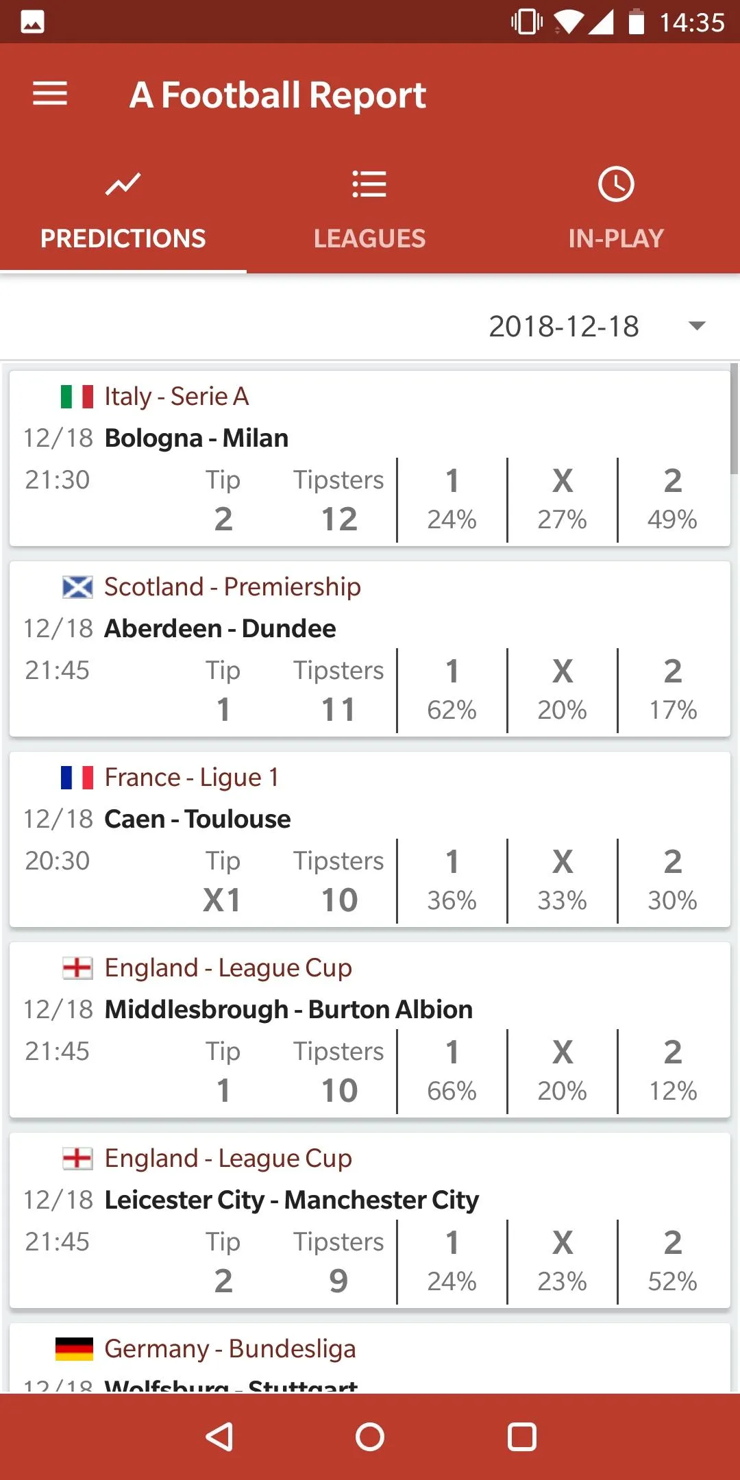 Football Tips & Stats - AFR | Indus Appstore | Screenshot