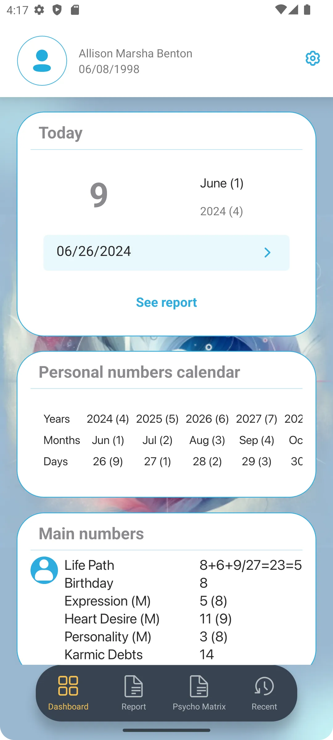 Numerology RadiantGuide | Indus Appstore | Screenshot