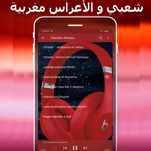 شعبي مغربي -  mp3 chaabi maroc | Indus Appstore | Screenshot