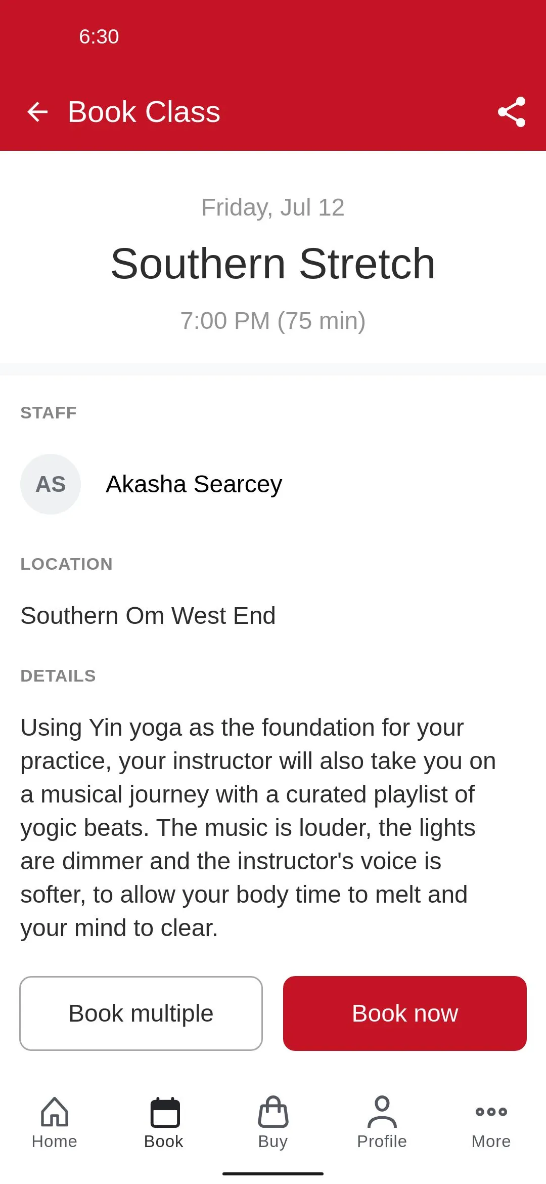 Southern Om Yoga | Indus Appstore | Screenshot