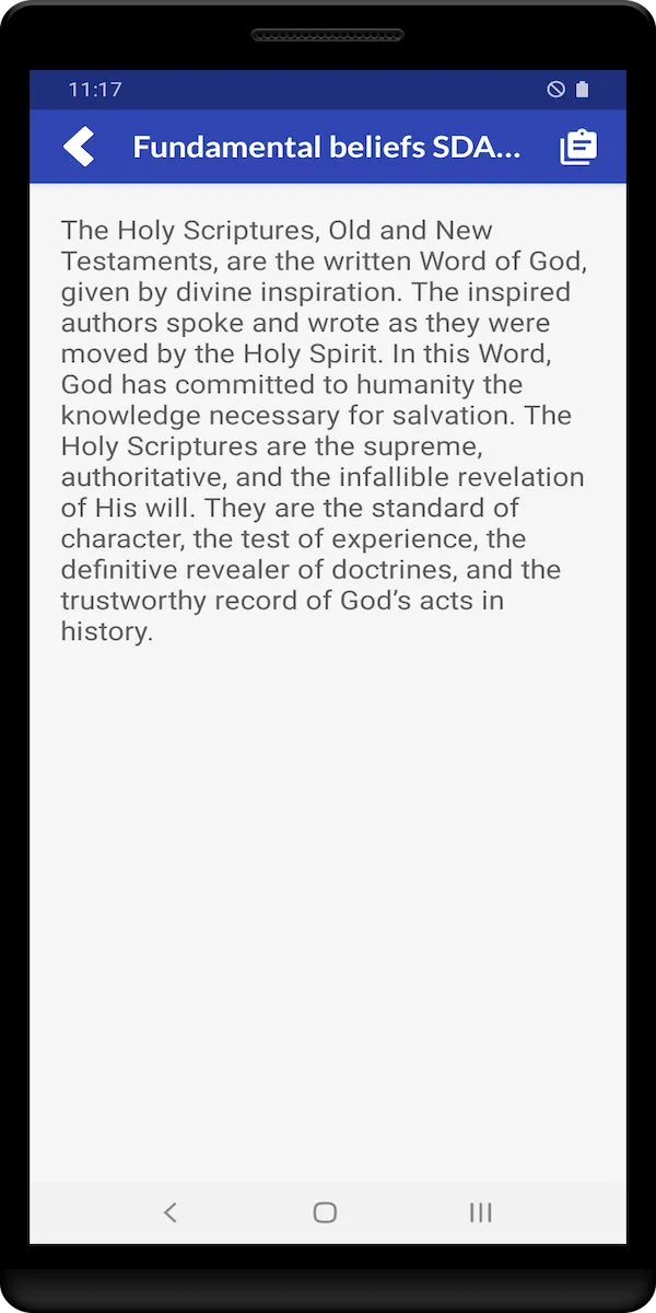 Fundamental beliefs SDA Church | Indus Appstore | Screenshot