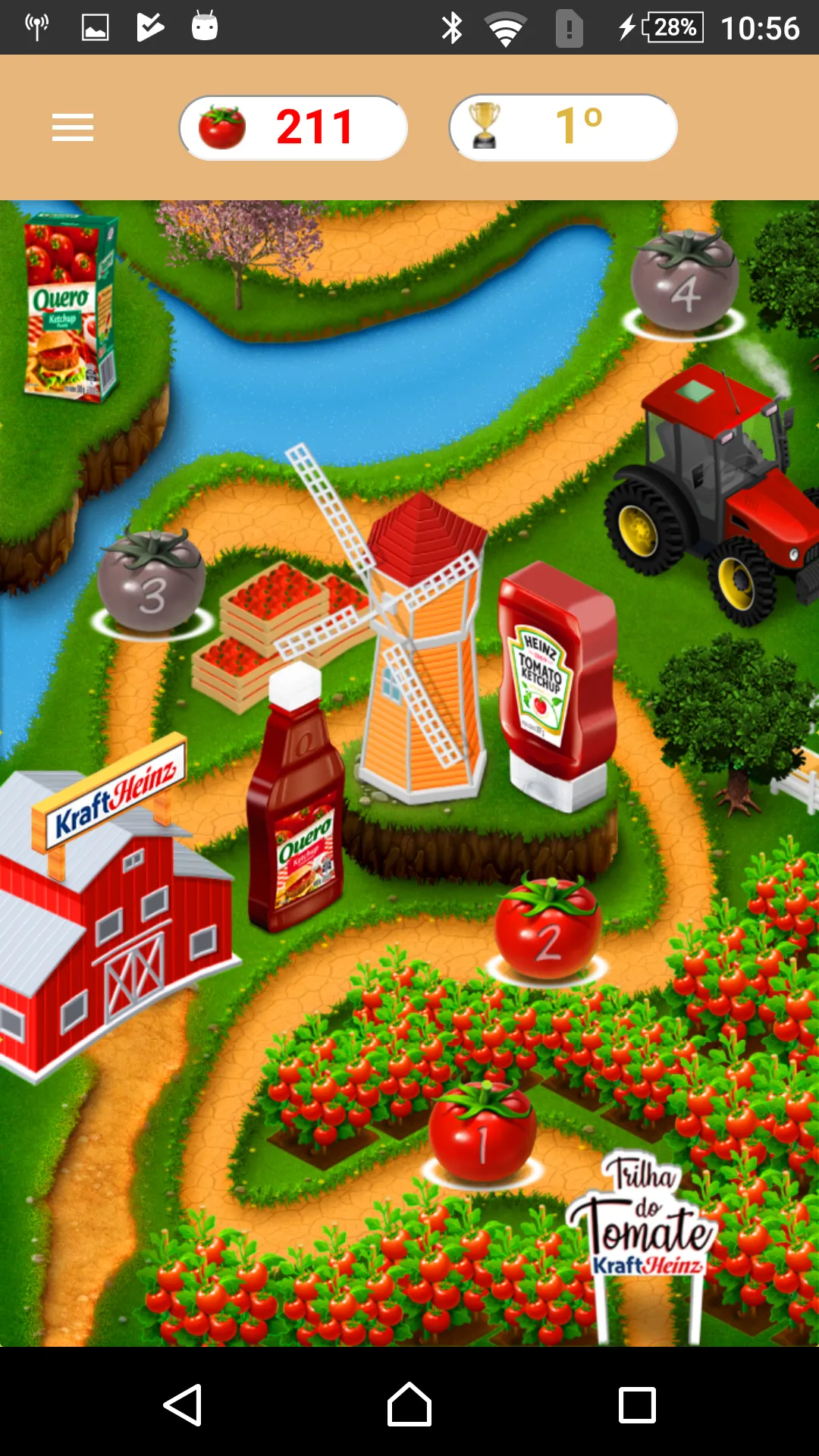 Trilha do Tomate - KraftHeinz | Indus Appstore | Screenshot