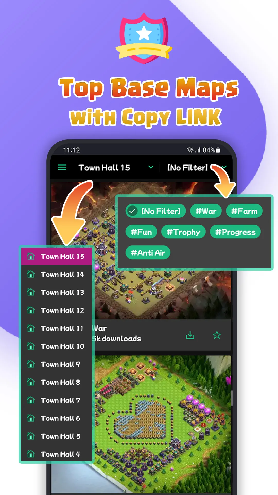 Clashtasia - Base Layout link | Indus Appstore | Screenshot