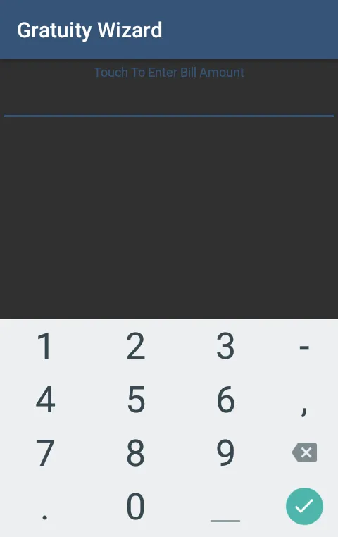 Gratuity Wizard (tip calculato | Indus Appstore | Screenshot