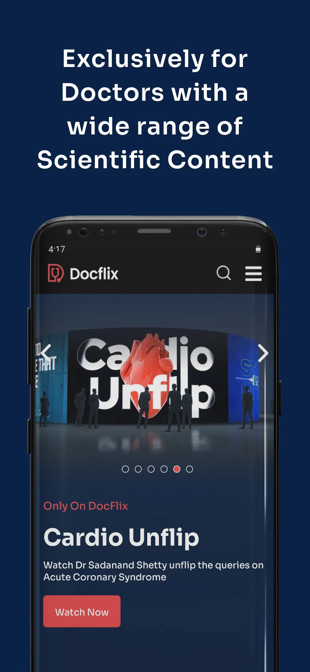 Docflix - OTT for Doctors | Indus Appstore | Screenshot