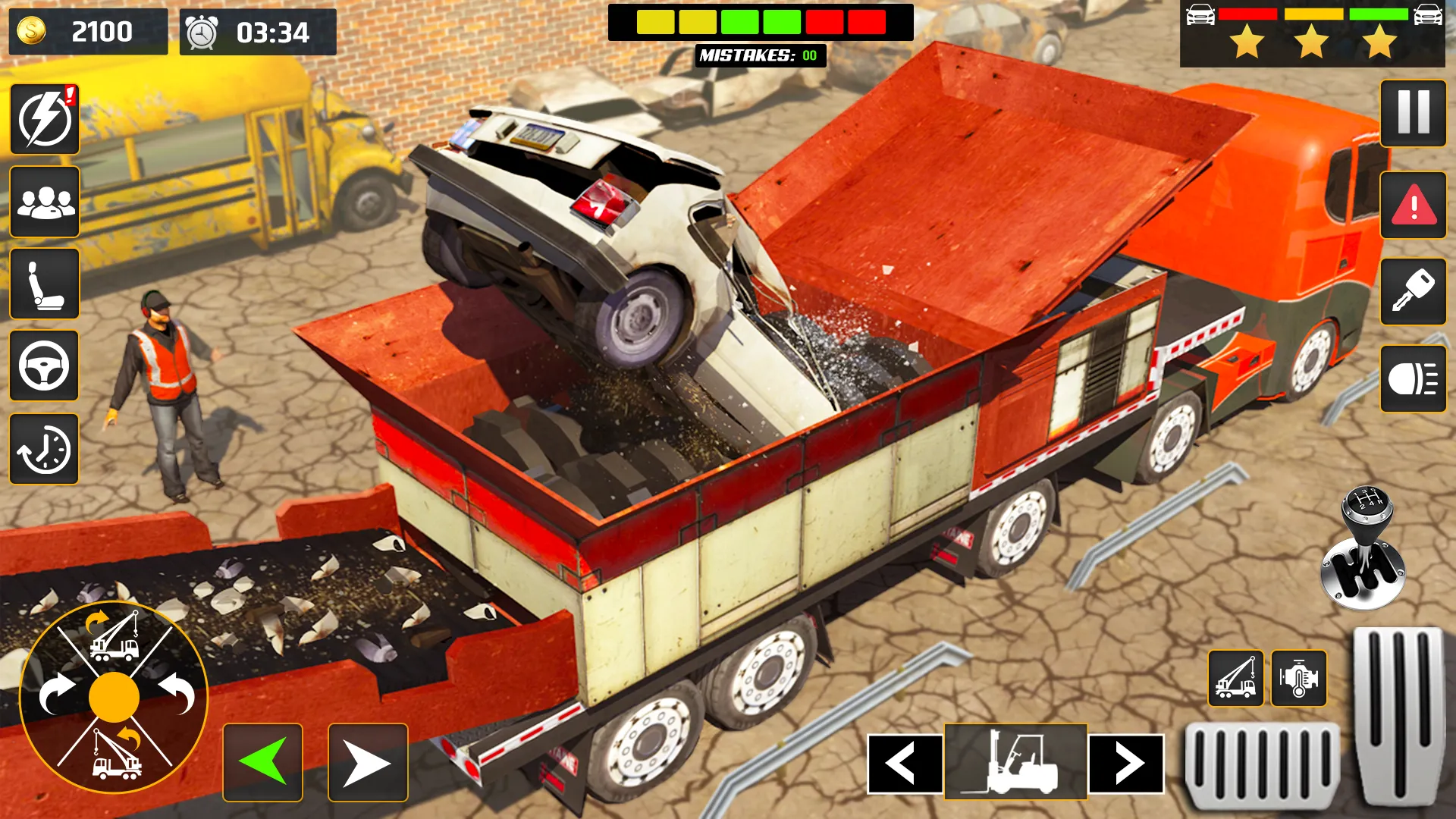 Car Crusher Excavator Games 3d | Indus Appstore | Screenshot