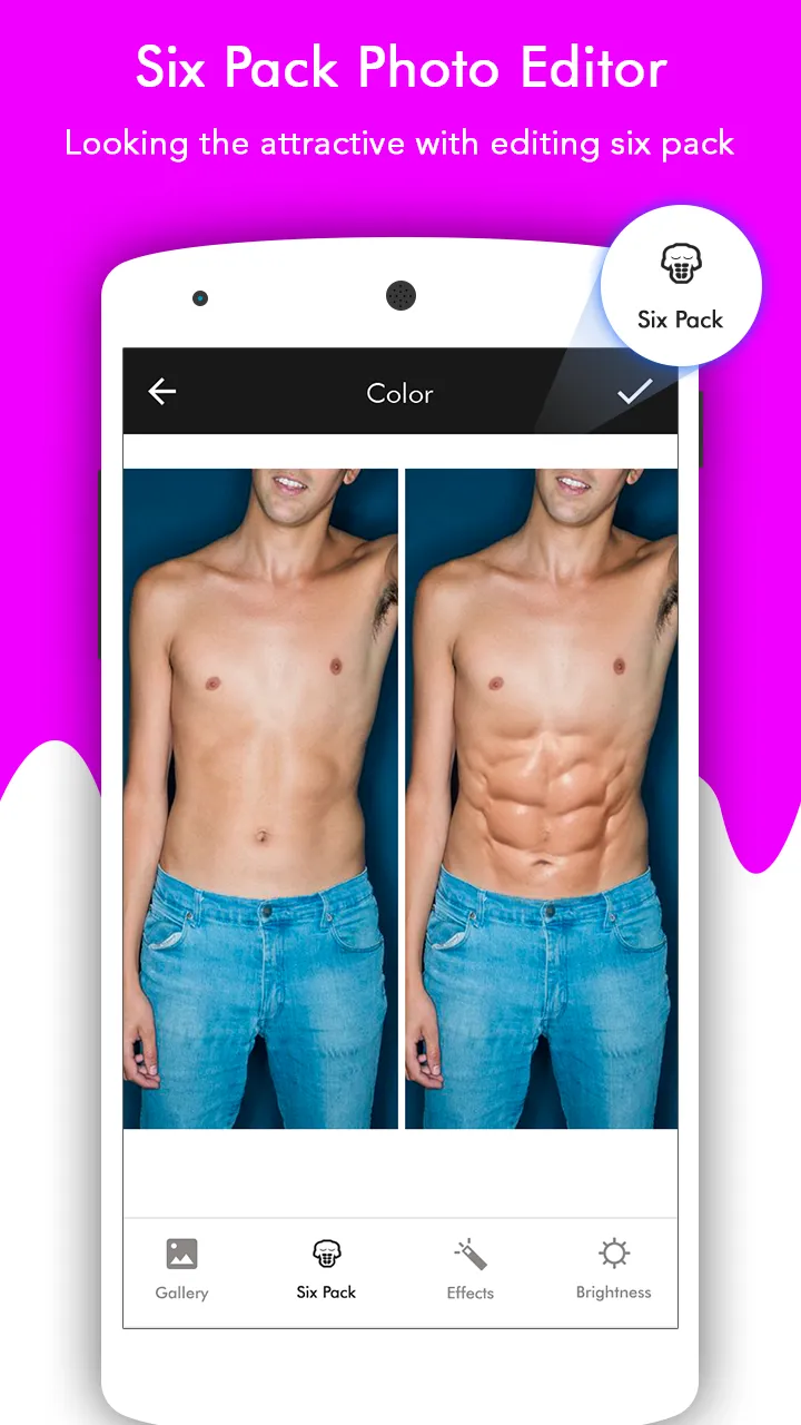 Six Pack Photo Editor | Indus Appstore | Screenshot