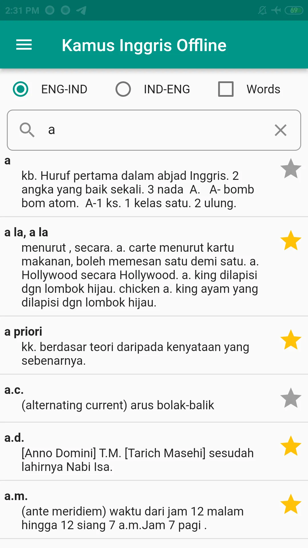 Kamus Inggris Offline | Indus Appstore | Screenshot