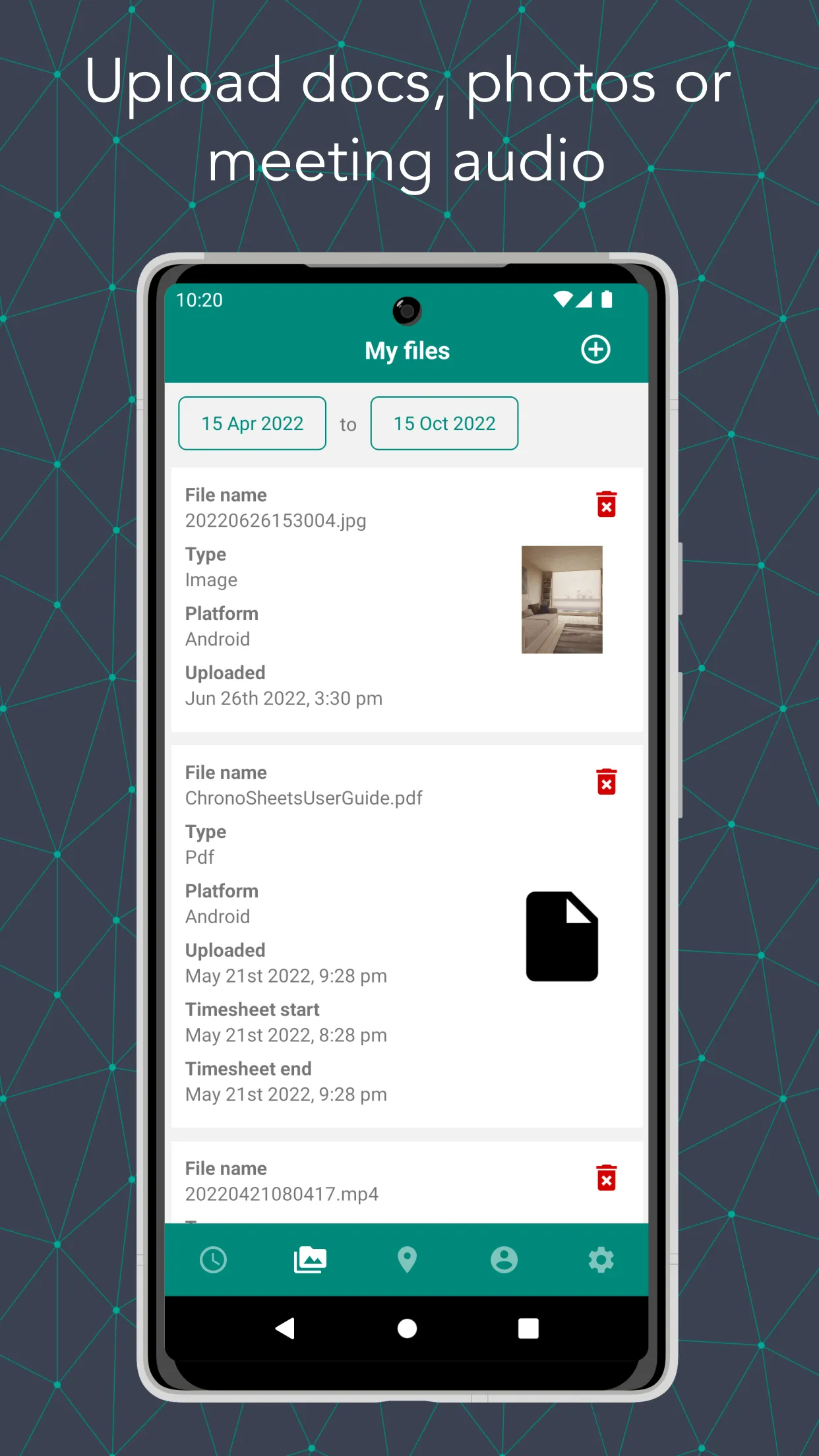 ChronoSheets | Indus Appstore | Screenshot