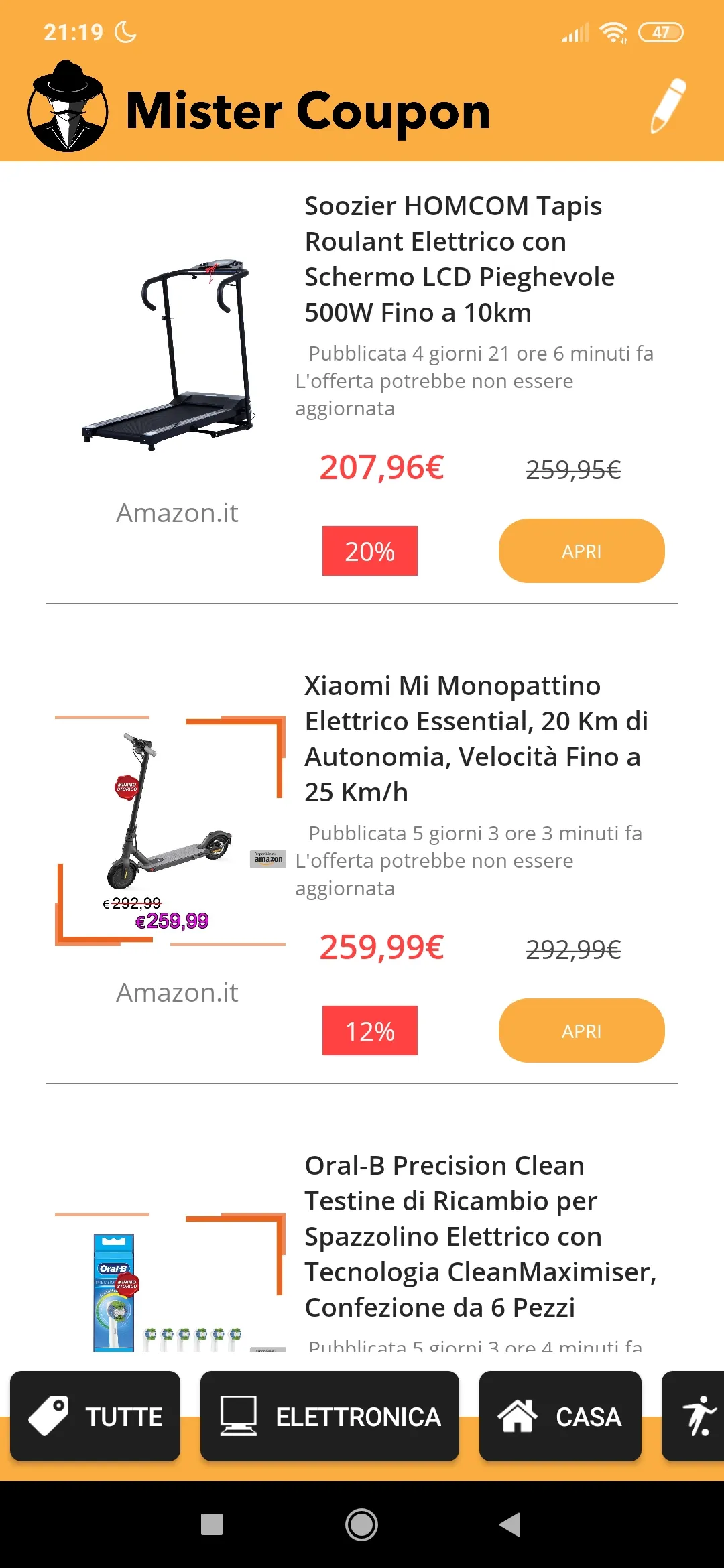 Mister Coupon - Offerte | Indus Appstore | Screenshot