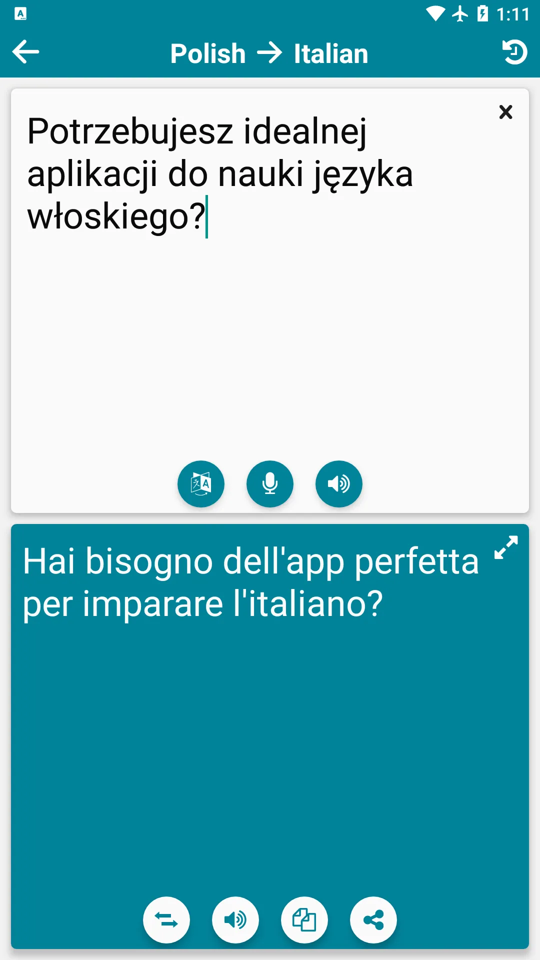 Italian - Polish | Indus Appstore | Screenshot